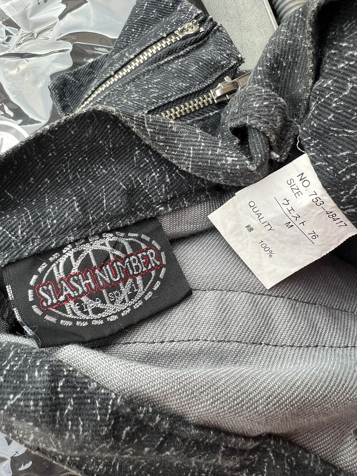 Vintage Slash Number Bondage Cargo Trouser Pant Size US 29 - 22 Thumbnail