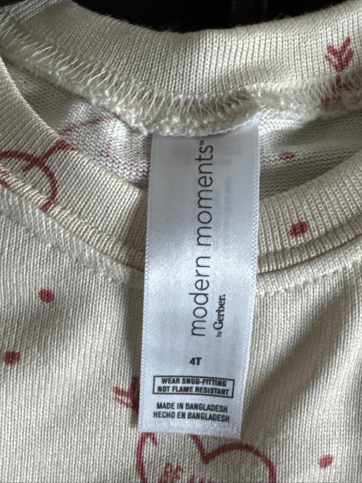 Other Modern Moments By Gerber Girls 2 Pc Pajama Set 4T NWT (396) Size ONE SIZE - 2 Thumbnail