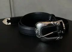 VIBE Western Sryle Carved Buckle Belt Size ONE SIZE - 5 Thumbnail