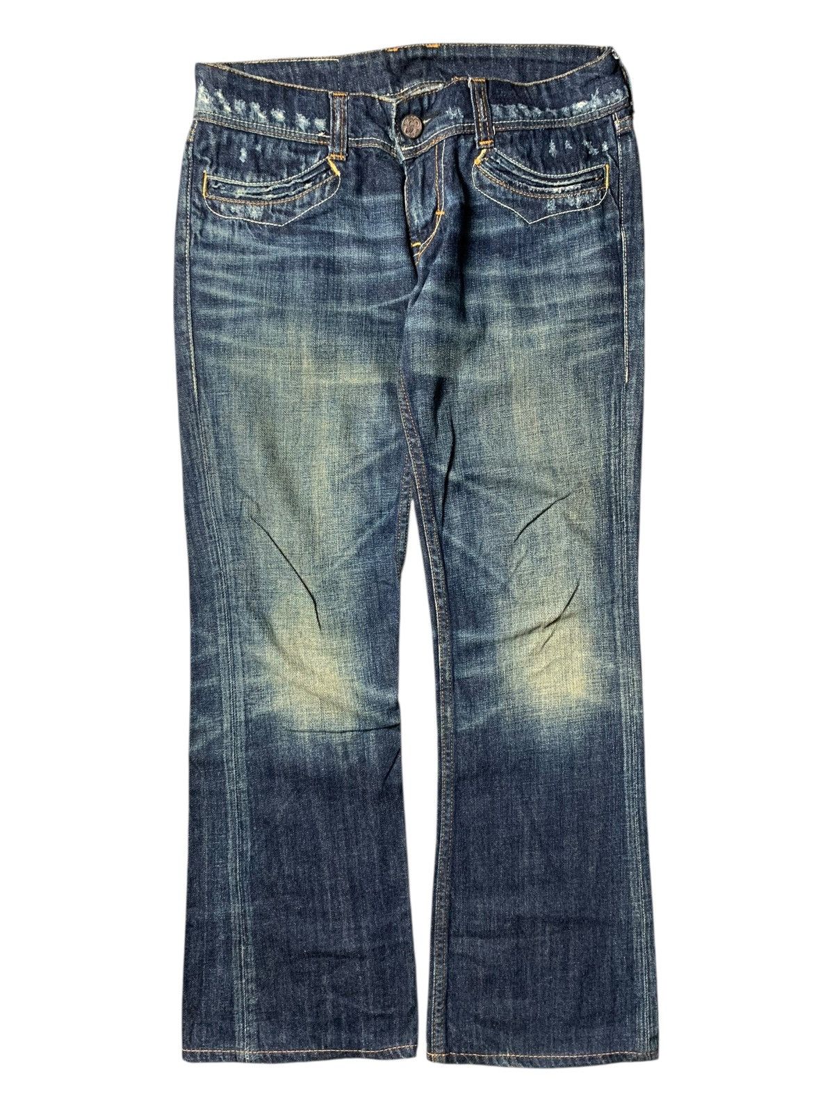 2000s RNA Japan Mud Washed Bootcut Jeans