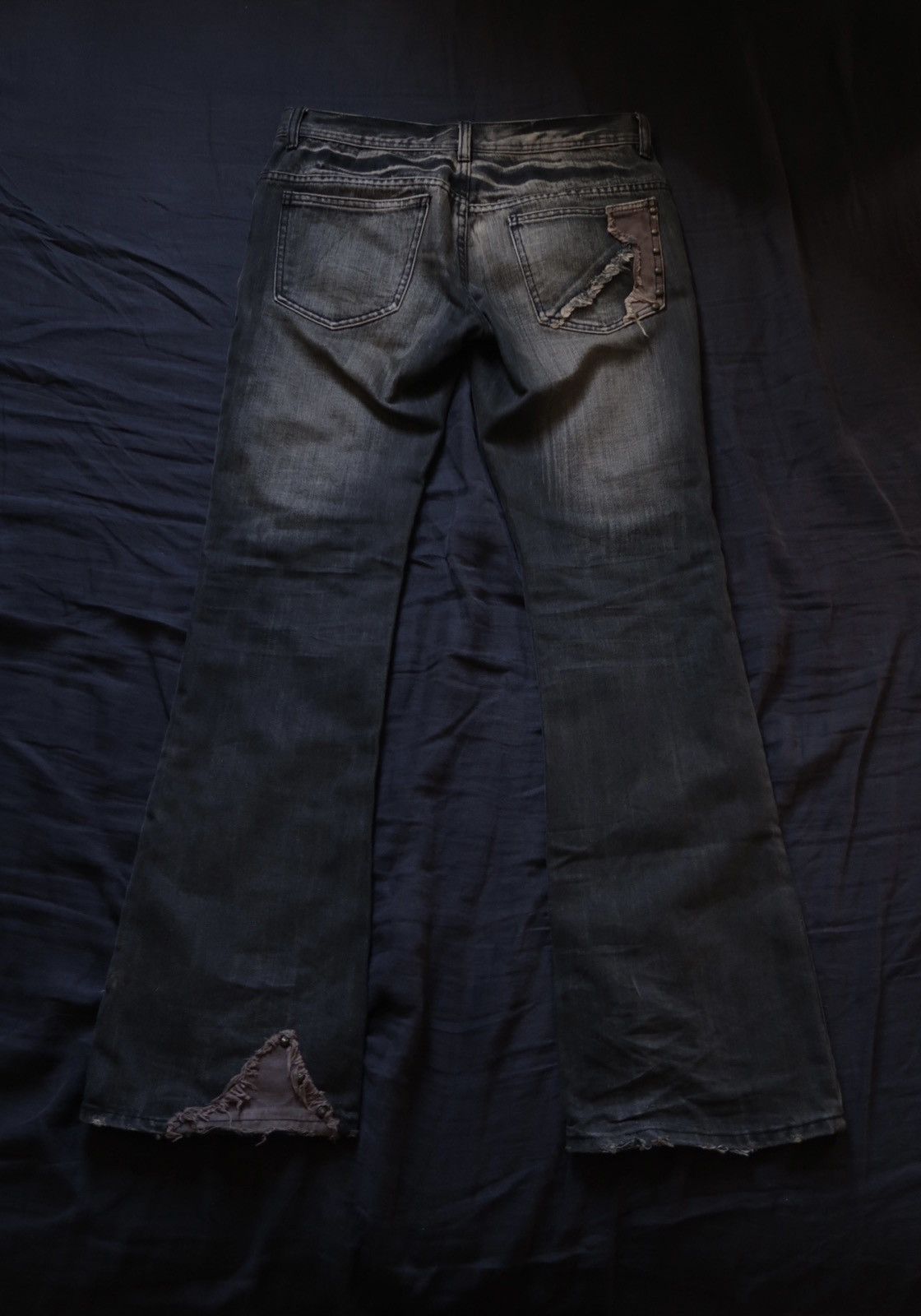 Japanese Brand Midas studded patchwork denim Size US 32 / EU 48 - 6 Thumbnail