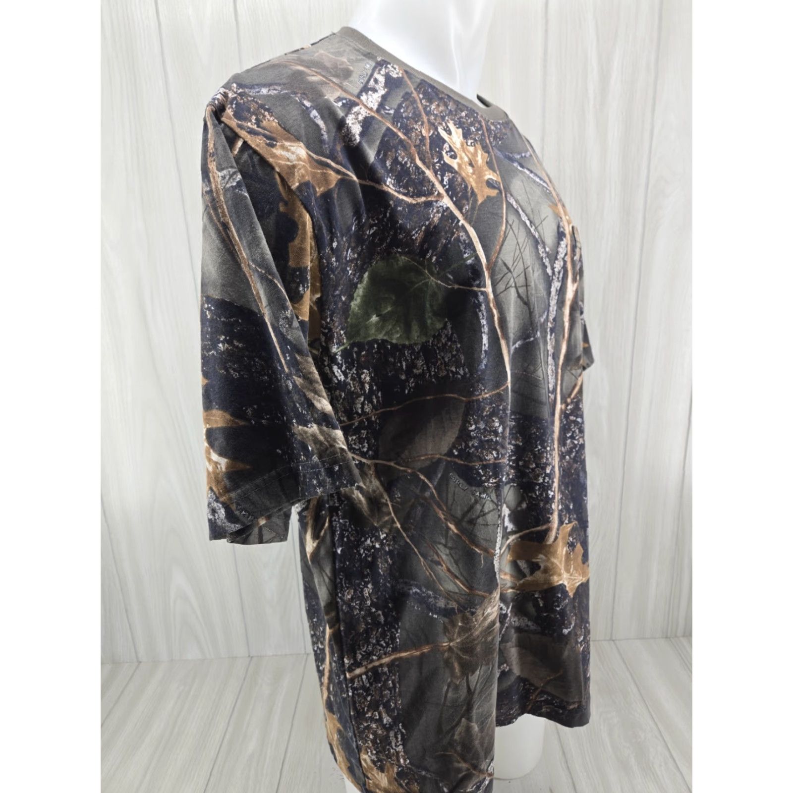 Element VINTAGE WFS Element Gear Burly Shirt Mens XL Camo Pocket T Shirt Camouflage Cotton Short Sleeve Crew Neck Outdoor 90s Mens Size US XL / EU 56 / 4 - 6 Thumbnail