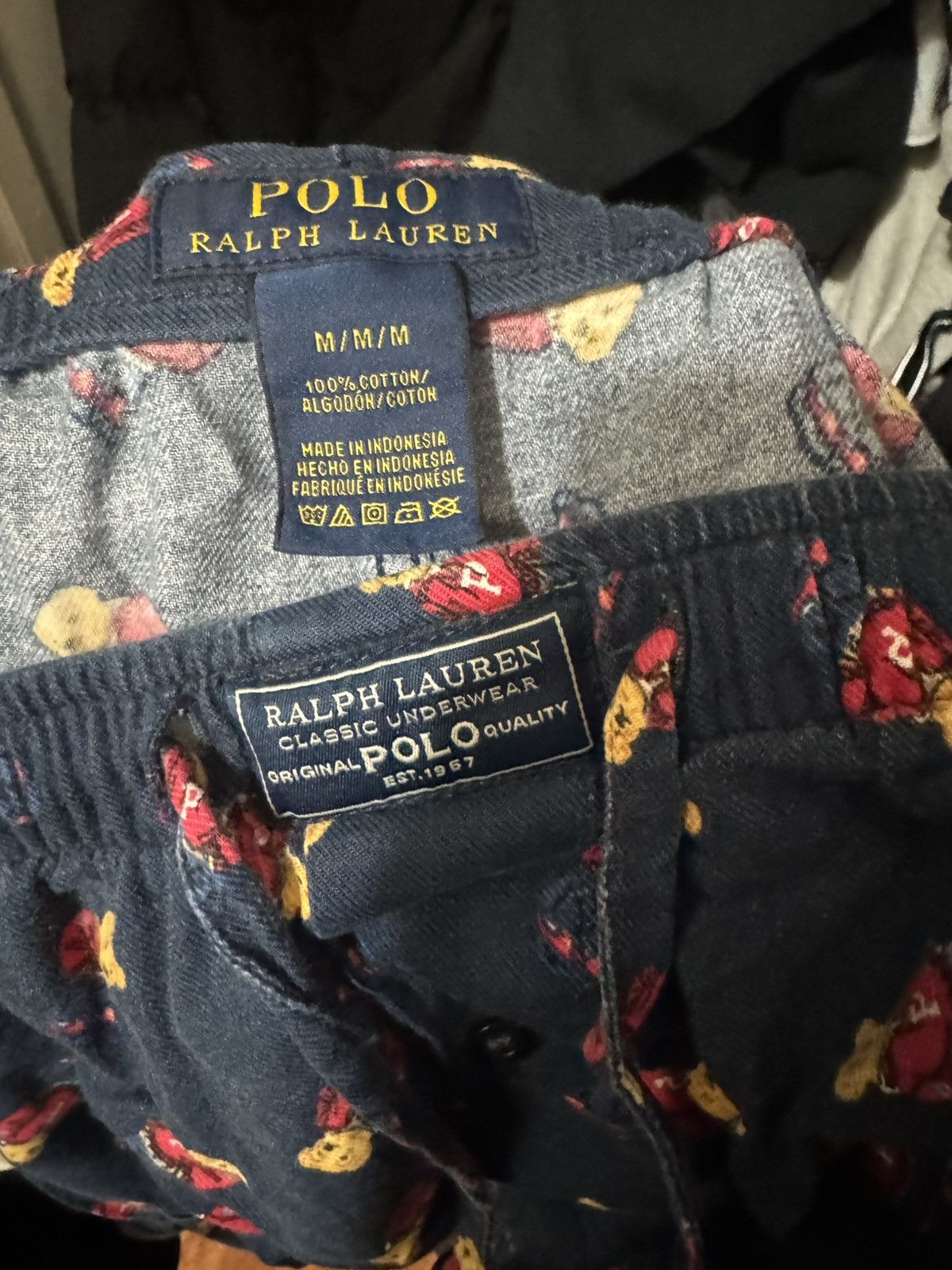 Polo Ralph Lauren Polo ralph teddy bear print pjs Size US 32 / EU 48 - 2 Thumbnail