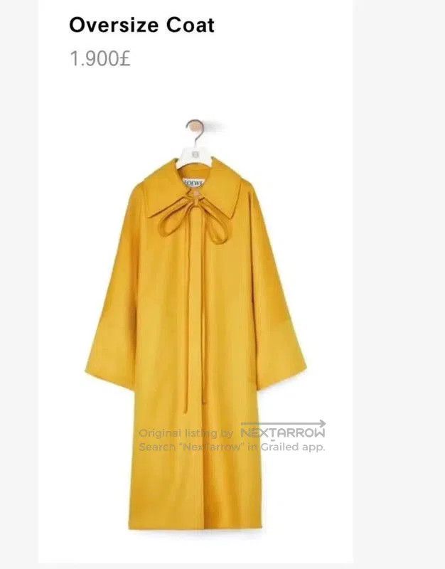 Loewe Loewe Yellow Wool Women's Coat . Size XS / US 0-2 / IT 36-38 - 8 Thumbnail