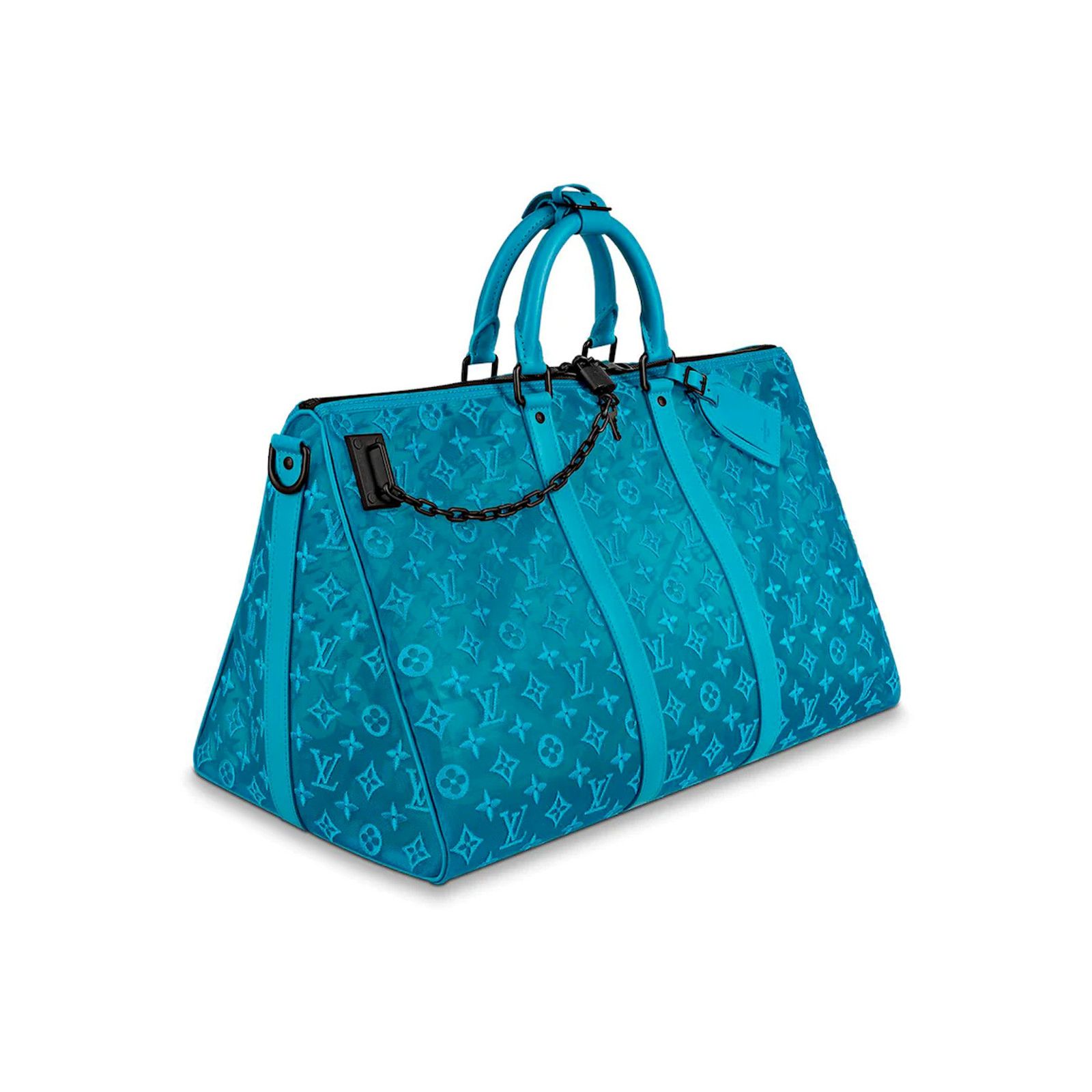 Louis Vuitton Louis Vuitton Keepall Bandouliere Triangle Mesh Travel Bag Size ONE SIZE - 4 Thumbnail