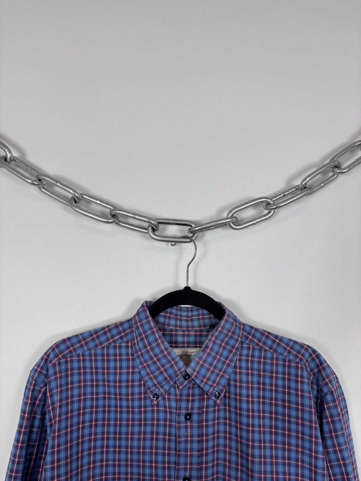 Avirex Vintage Avirex USA Checkered Army Military Long Sleeve Shirt Size US L / EU 52-54 / 3 - 3 Thumbnail