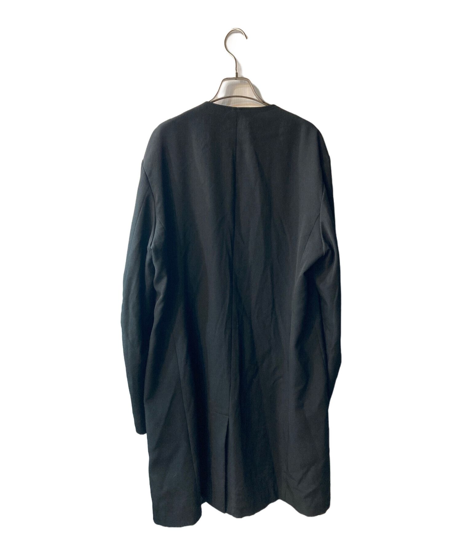 Yohji Yamamoto Yohji Yamamoto pour homme Wrinkled Gabardine Long Jacket Size US XL / EU 56 / 4 - 2 Thumbnail