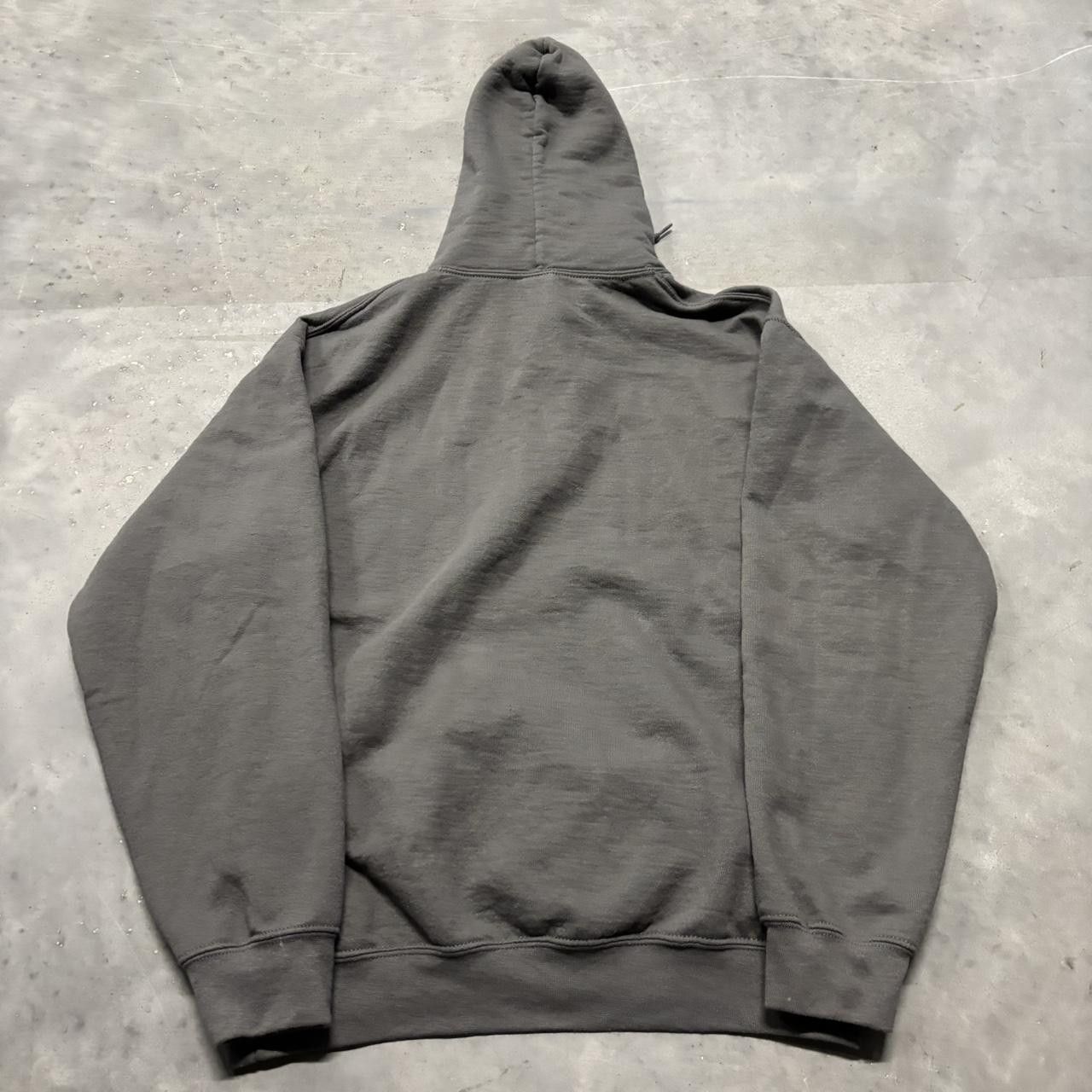 Japanese Brand × Vintage Crazy Vintage Y2K/2000s Grey Blank Russell Style Essential Hoodie! Size US M / EU 48-50 / 2 - 7 Thumbnail