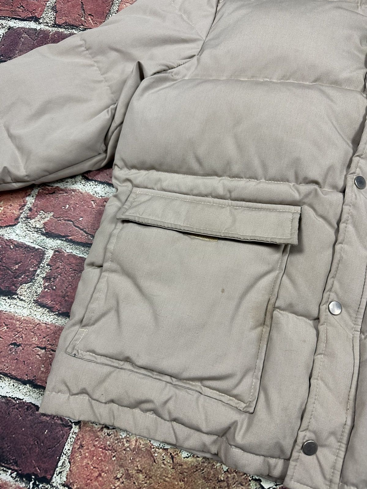 Vintage Vintage Montgomery Ward Down Puffer Jacket Coat 70s Feathers Size US L / EU 52-54 / 3 - 11 Thumbnail
