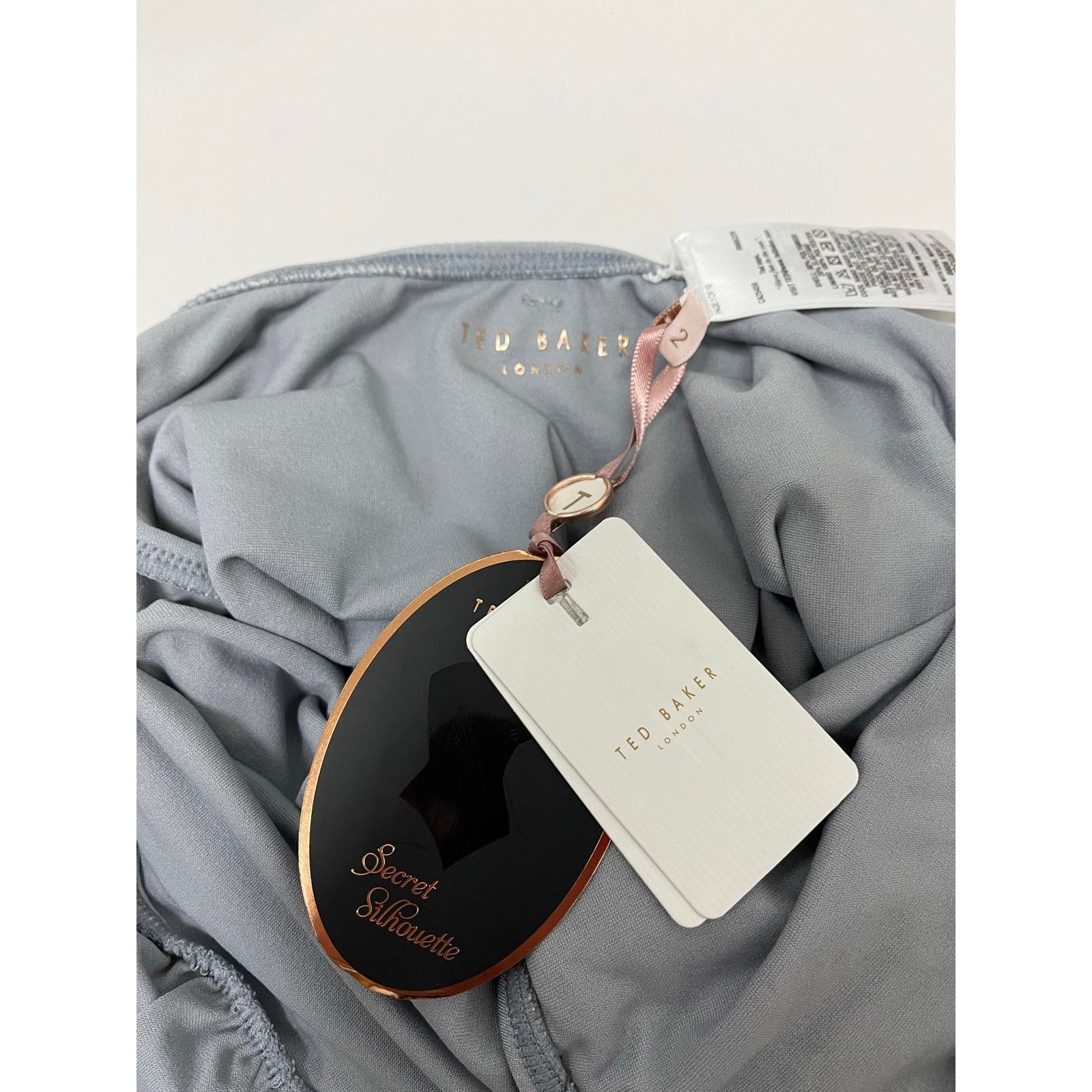 Ted Baker NWT Ted Baker Metallic One Piece Swimsuit Shaping Swimwear Size ONE SIZE - 3 Thumbnail