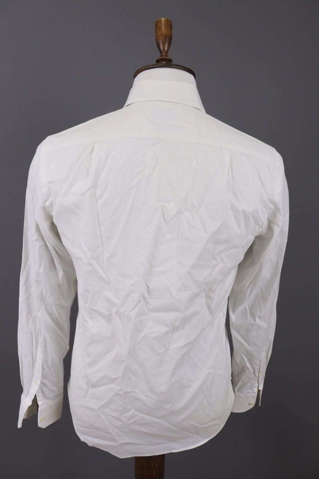 Designer Boggi Milano Custom Fit White Shirt Size 38 / 15 Size US M / EU 48-50 / 2 - 10 Thumbnail