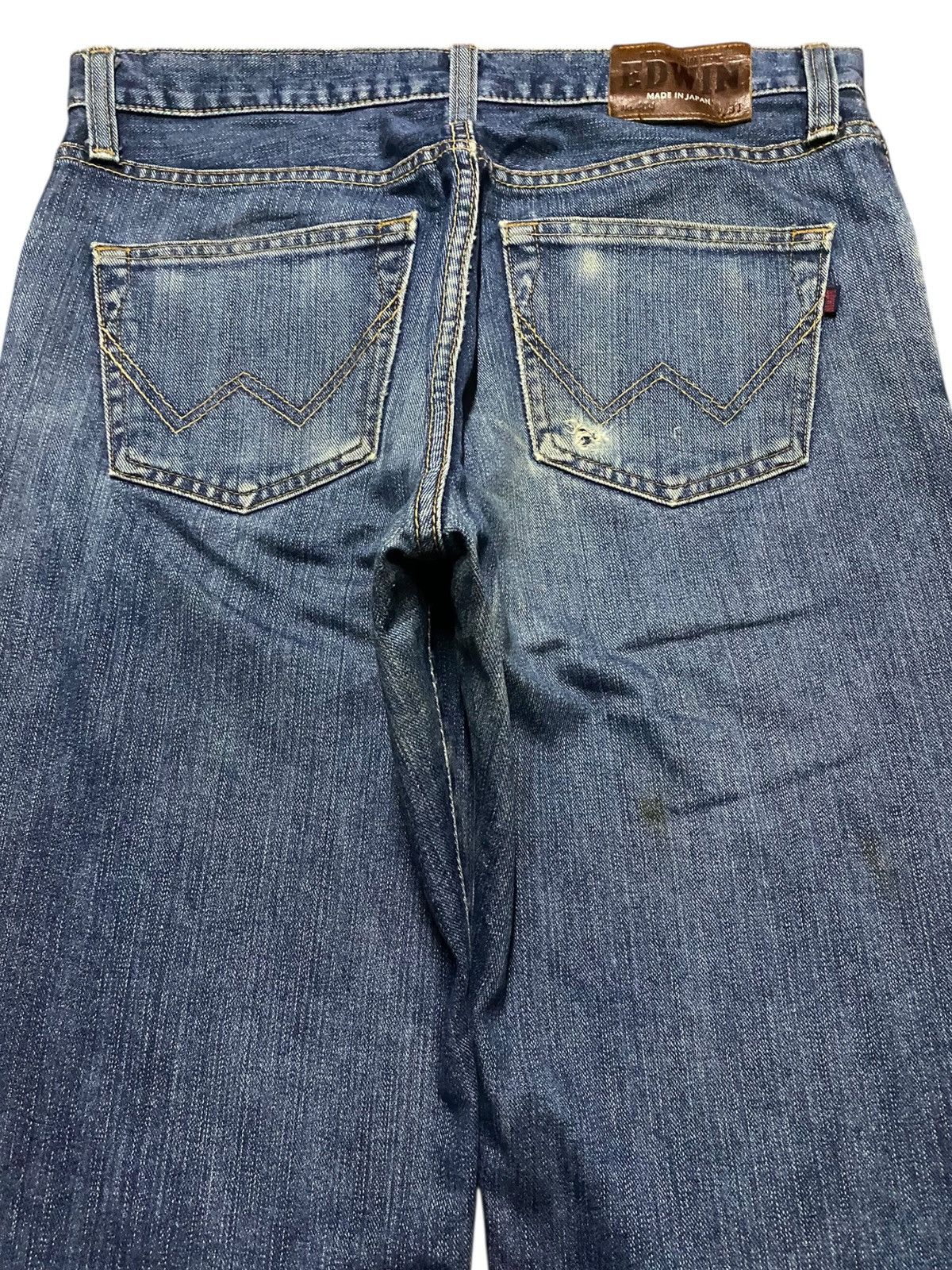 Junya Watanabe Vintage Japanese Brand Edwin 404 Grunge Distressed Loose Size US 34 / EU 50 - 4 Thumbnail