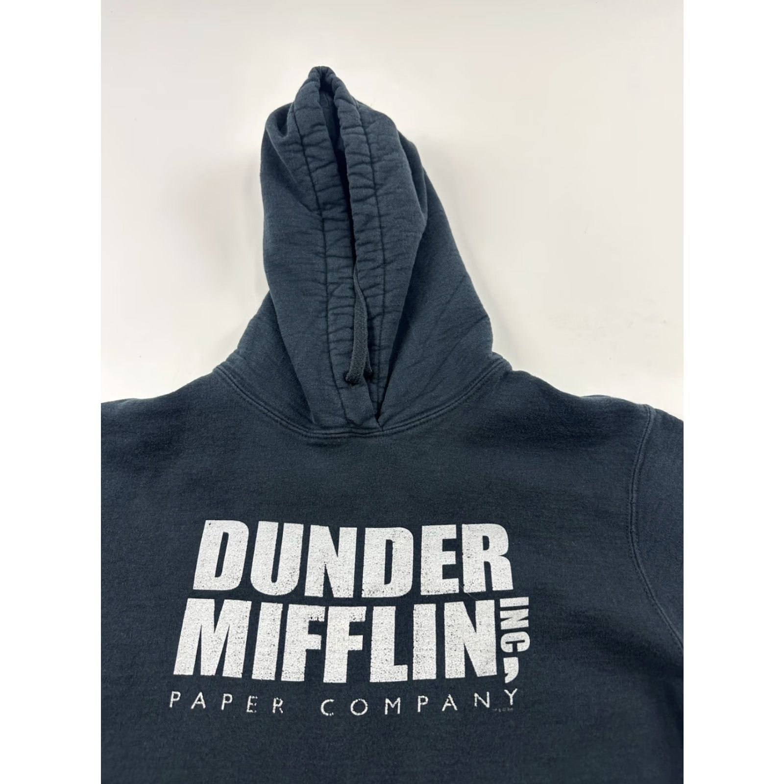 Vintage Dunder Mifflin Hoodie Mens Large Pullover Sweatshirt The Office TV Show Fan Gift Blue Mens L Pullover Hoodie Size US L / EU 52-54 / 3 - 2 Thumbnail