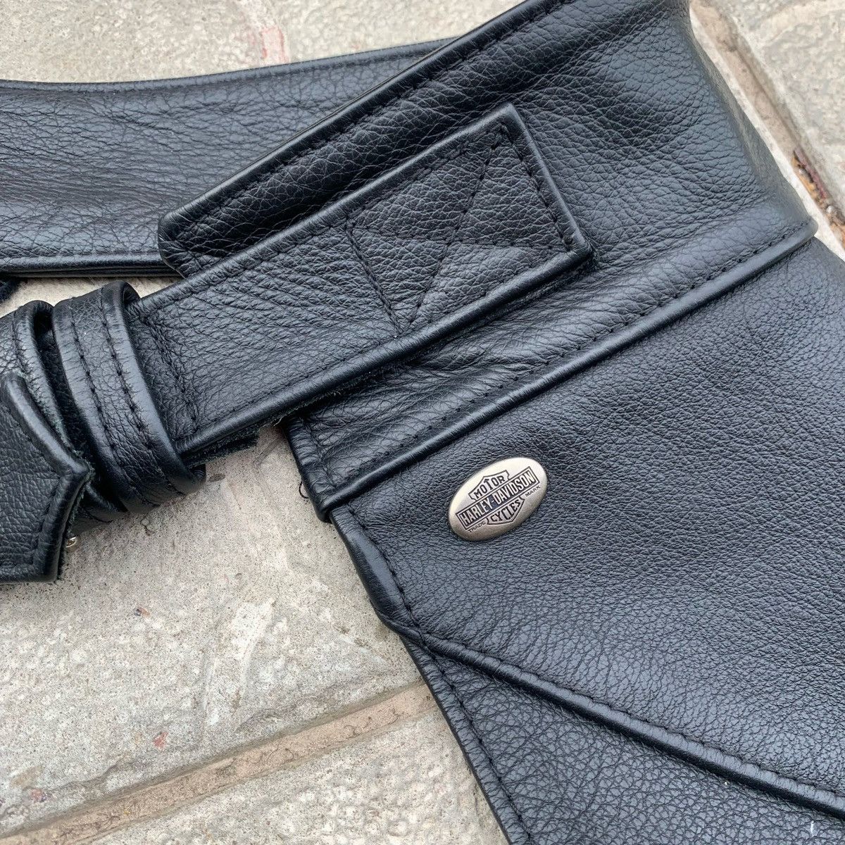 Harley Davidson Vintage Harley Davidson Leather Motorcycle Chaps Pants Size US 32 / EU 48 - 5 Thumbnail