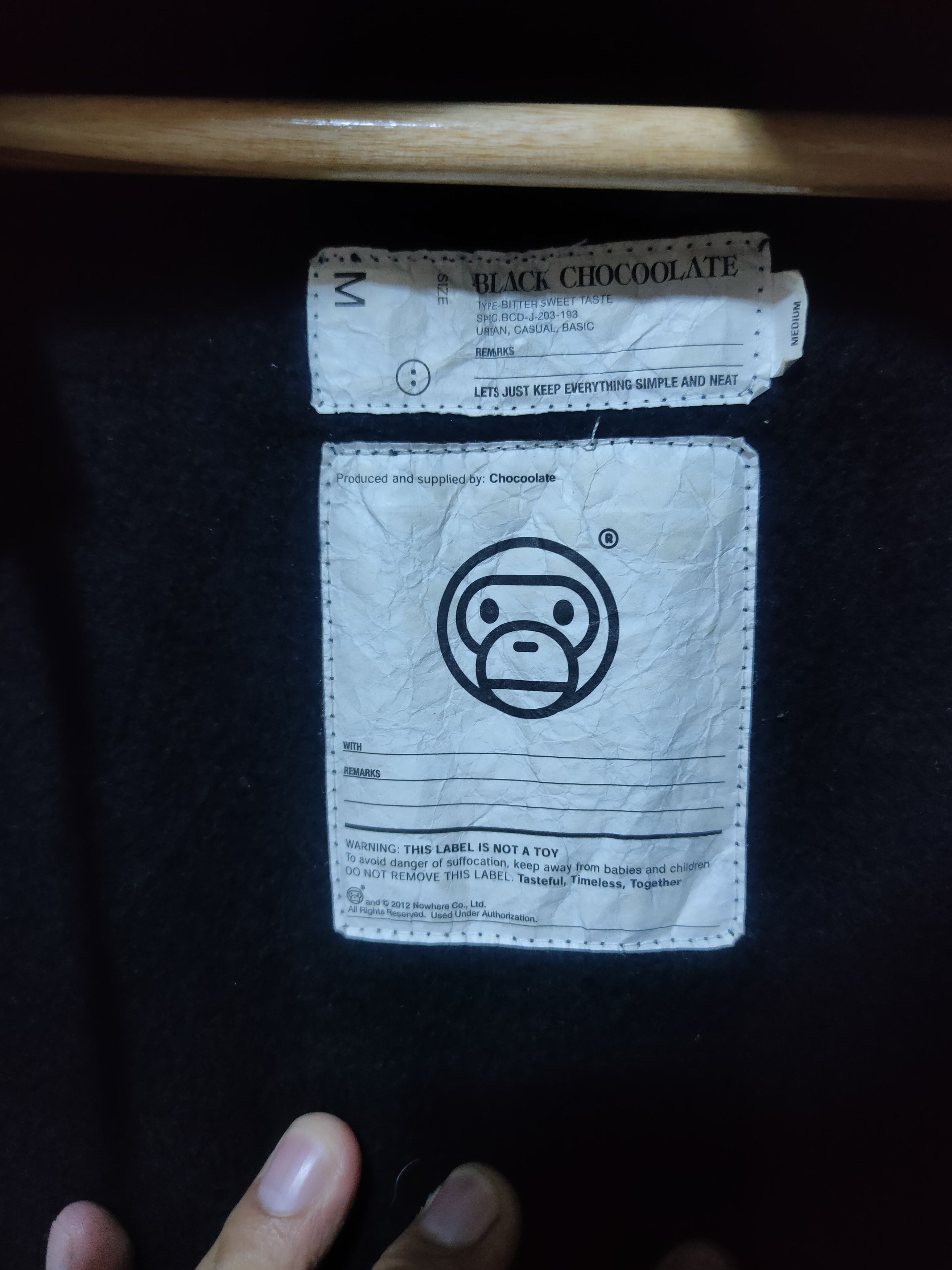 Bape × CHOCOOLATE Bape x Chocoolate Baby Milo Hoodie Size US M / EU 48-50 / 2 - 6 Thumbnail