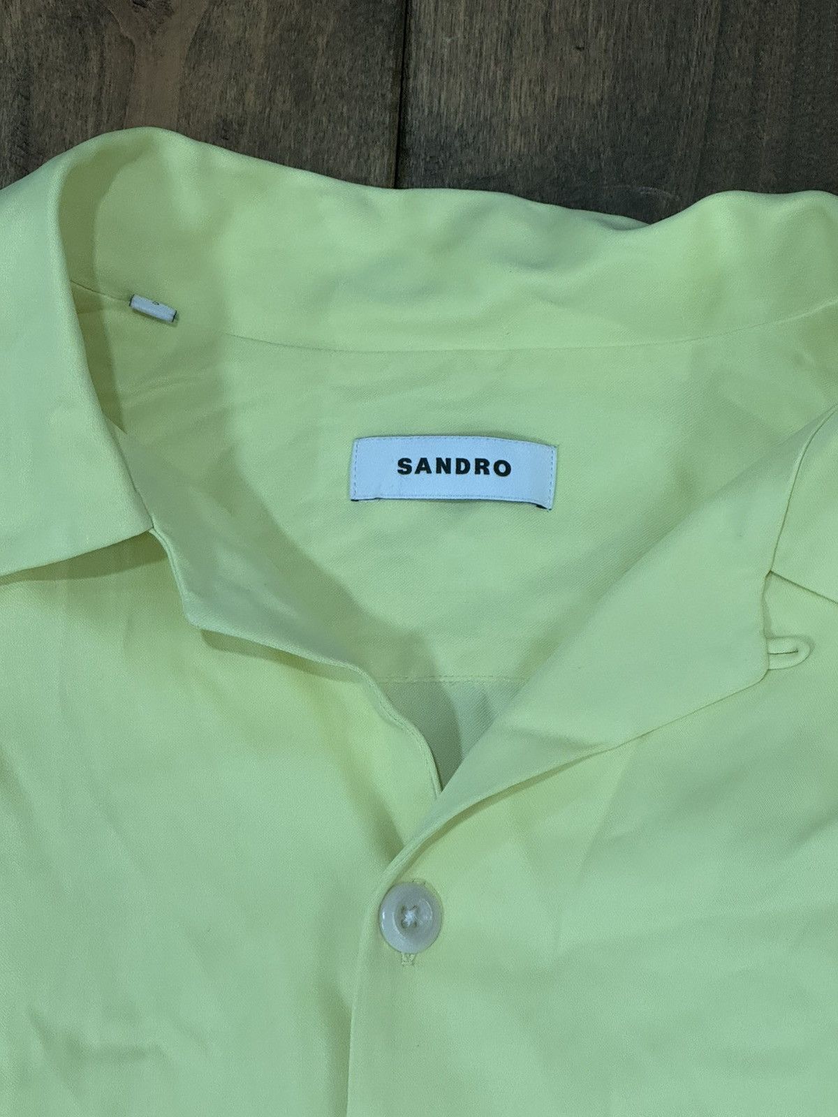 Designer × Sandro Sandro button up short sleeve shirt Size US S / EU 44-46 / 1 - 14 Thumbnail