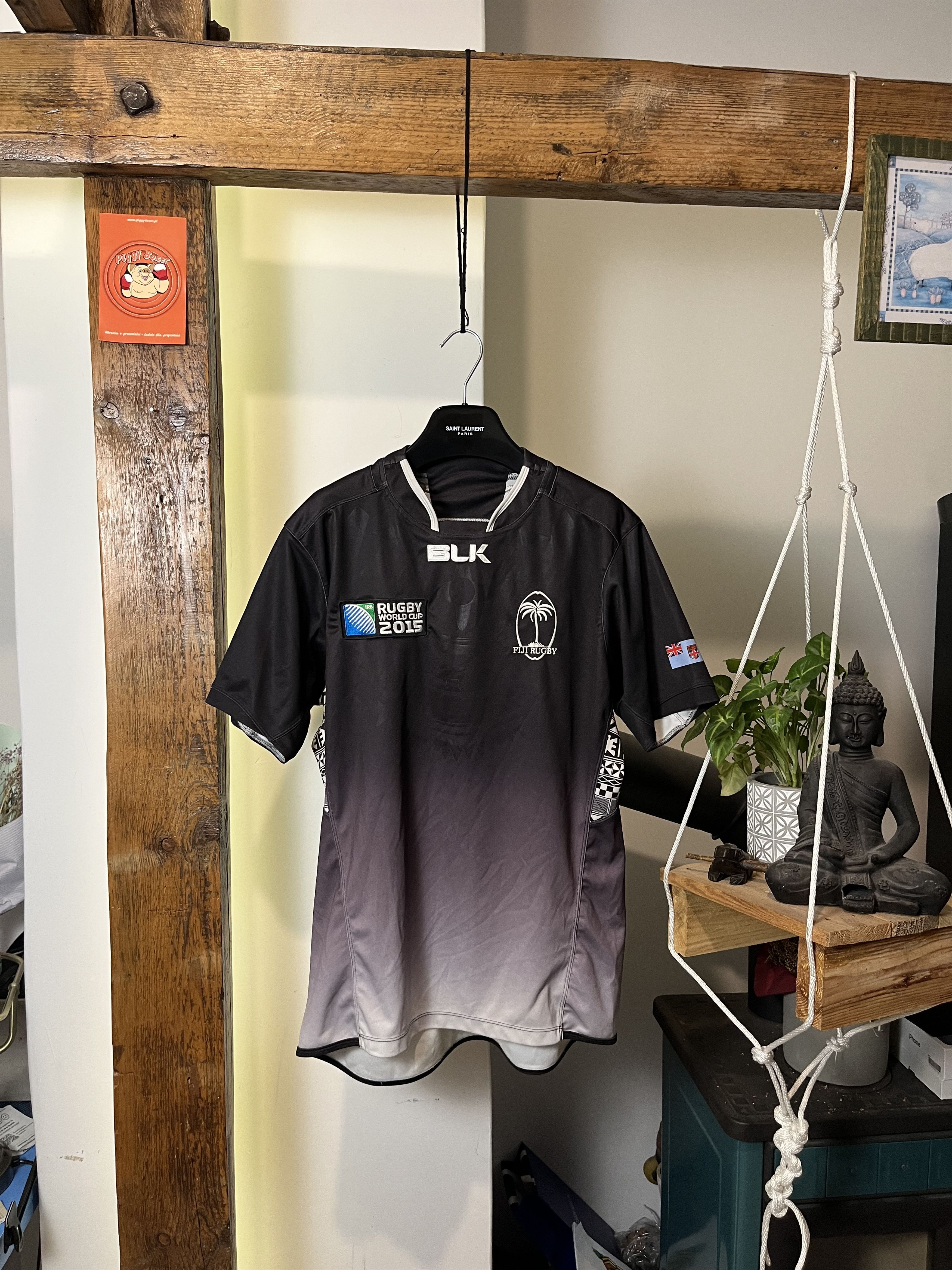 Canterbury of New Zealand × Fiji × Vintage FIJI Rugby World Cup 2015 Jersey Size US L / EU 52-54 / 3 - 1 Thumbnail
