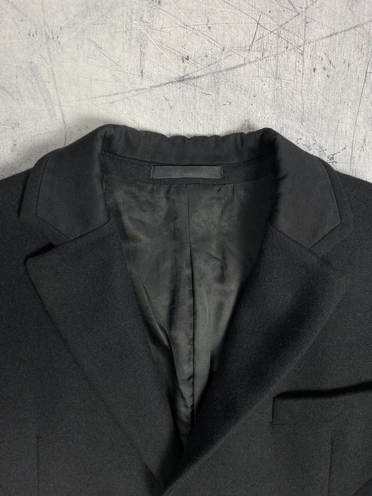 Givenchy Givenchy Paris Black Wool Tailored Overcoat Size L Size US L / EU 52-54 / 3 - 6 Thumbnail