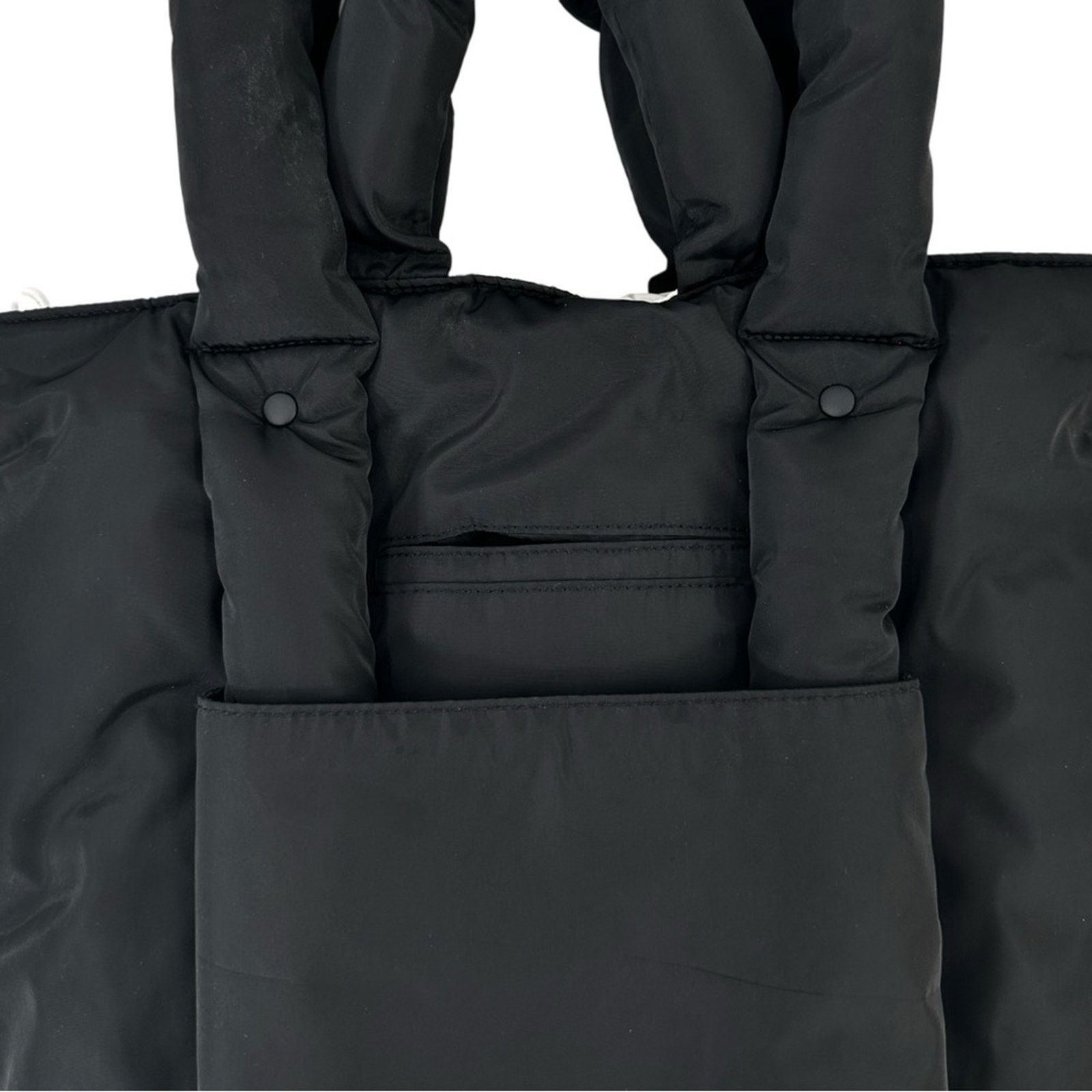 Dagne Dover Jemi Cargo Puff Tote - Black Nylon Puffer Tote Bag Size ONE SIZE - 11 Thumbnail