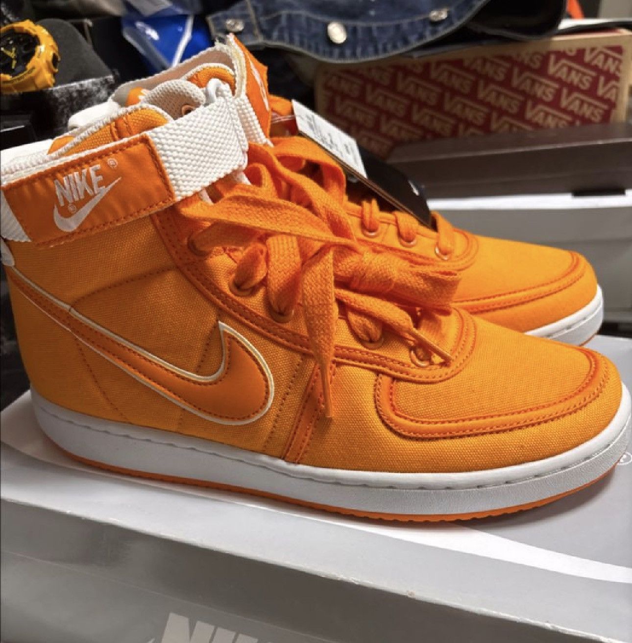 Nike Nike Vandal High Supreme Orange Canvas Doc Brown Size US 8 / EU 41 - 7 Thumbnail
