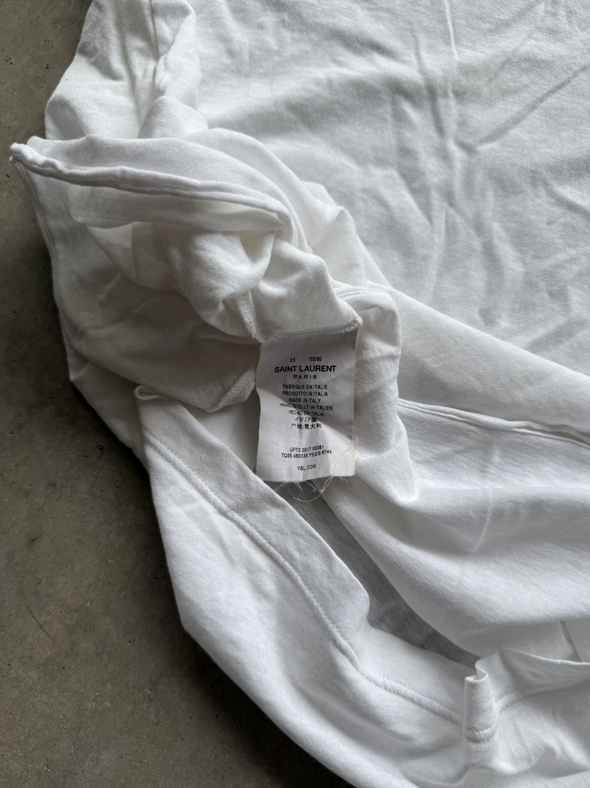 Saint Laurent Paris Saint Laurent Paris 2017 Script Shirt Size US XS / EU 42 / 0 - 5 Thumbnail
