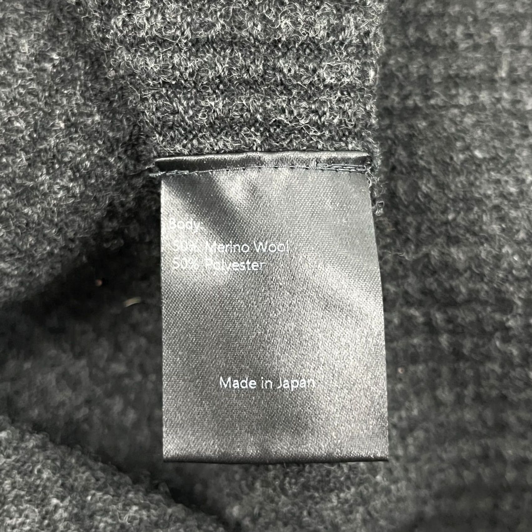 Vintage Huckberry Proof Sweater Mens L Charcoal Gray Merino Wool Crewneck Made in Japan Size US L / EU 52-54 / 3 - 3 Thumbnail