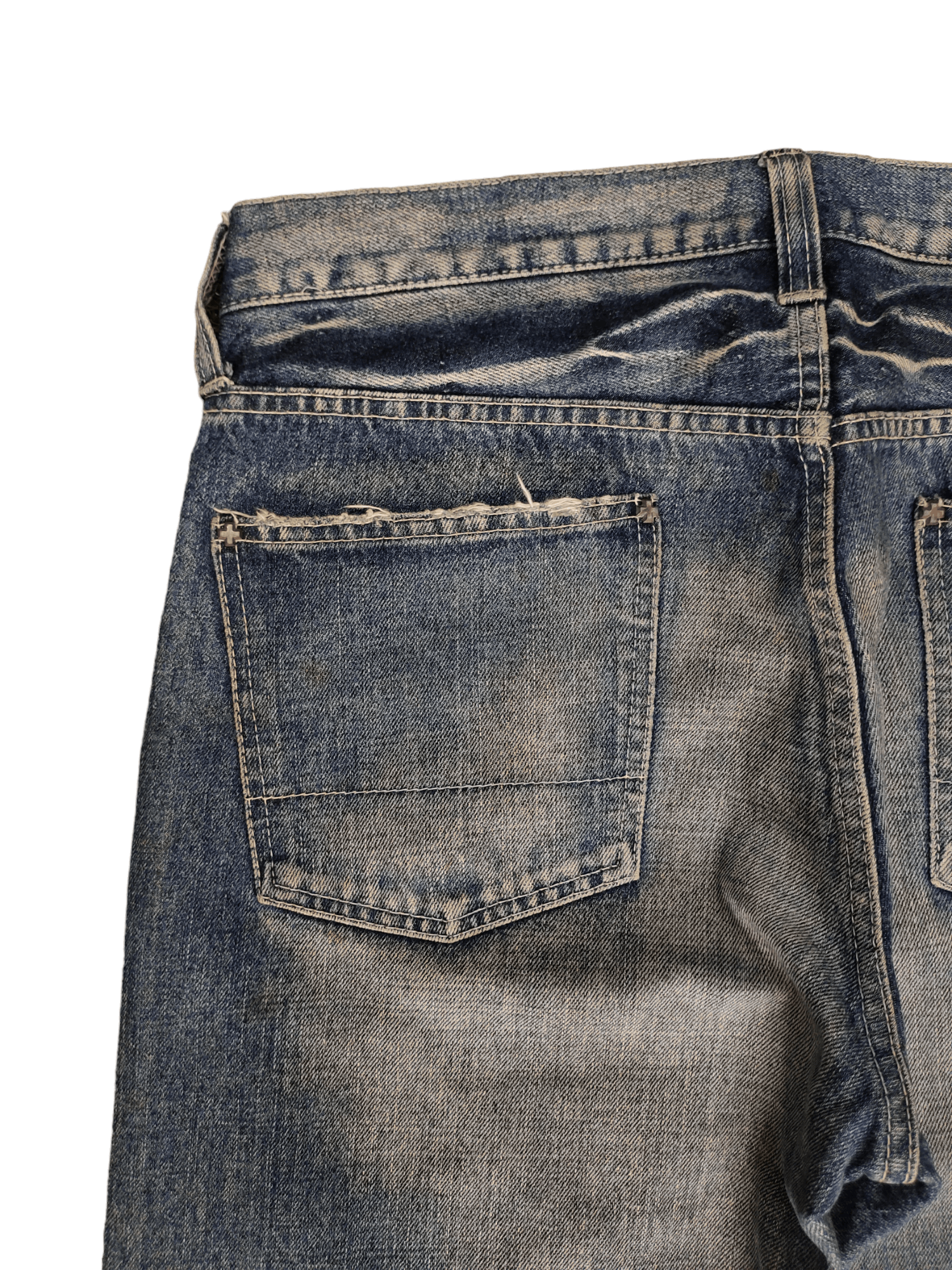 Kapital Vintage Andsuns Japan Clawmark Distress Repaired LooseJeans Size US 34 / EU 50 - 14 Thumbnail