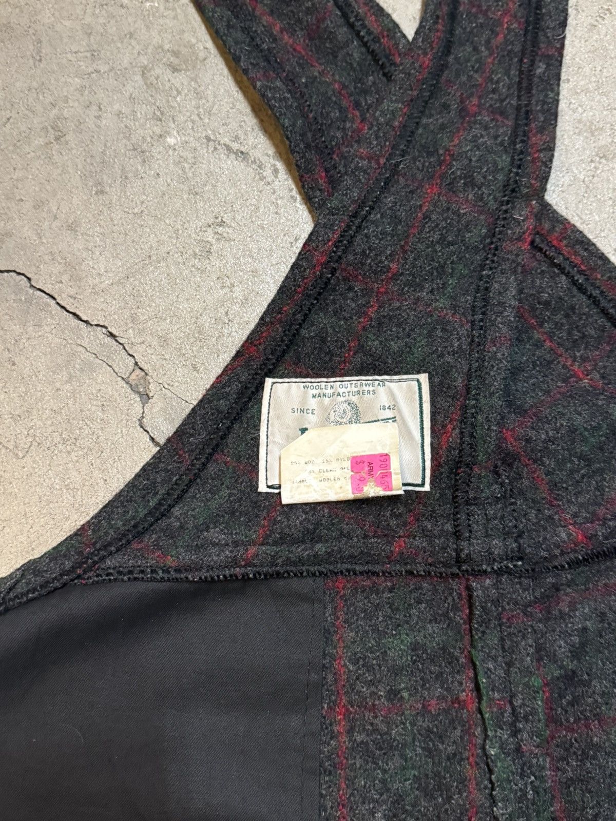 Johnson Woolen Mills × Vintage Vintage Johnson Woolen Mills Overalls Size Large Made in USA Size US 38 / EU 54 - 10 Thumbnail