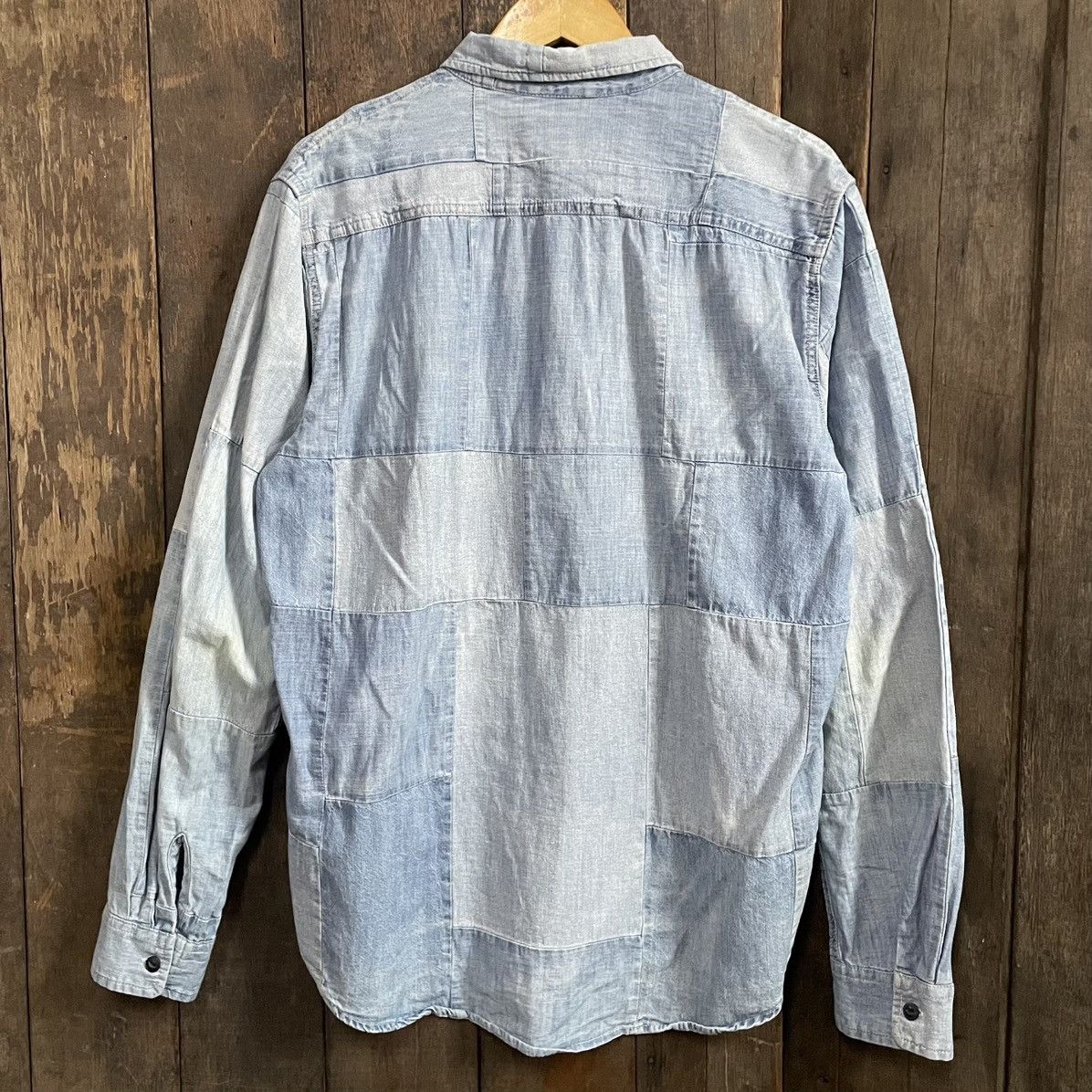 Denim & Supply Ralph Lauren Vintage Denim supply Patchwork Button up shirt Size US L / EU 52-54 / 3 - 2 Thumbnail
