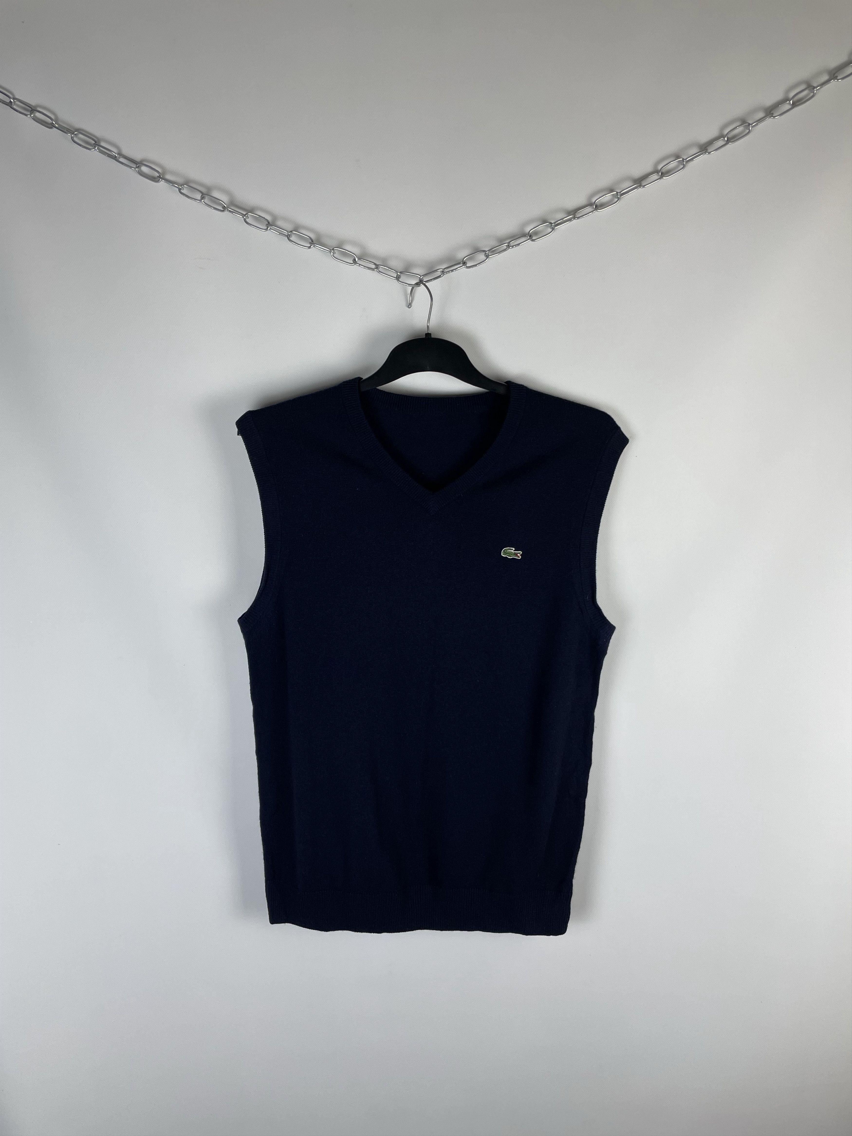 Lacoste Vintage Lacoste vest knit 90s Size US M / EU 48-50 / 2 - 1 Thumbnail