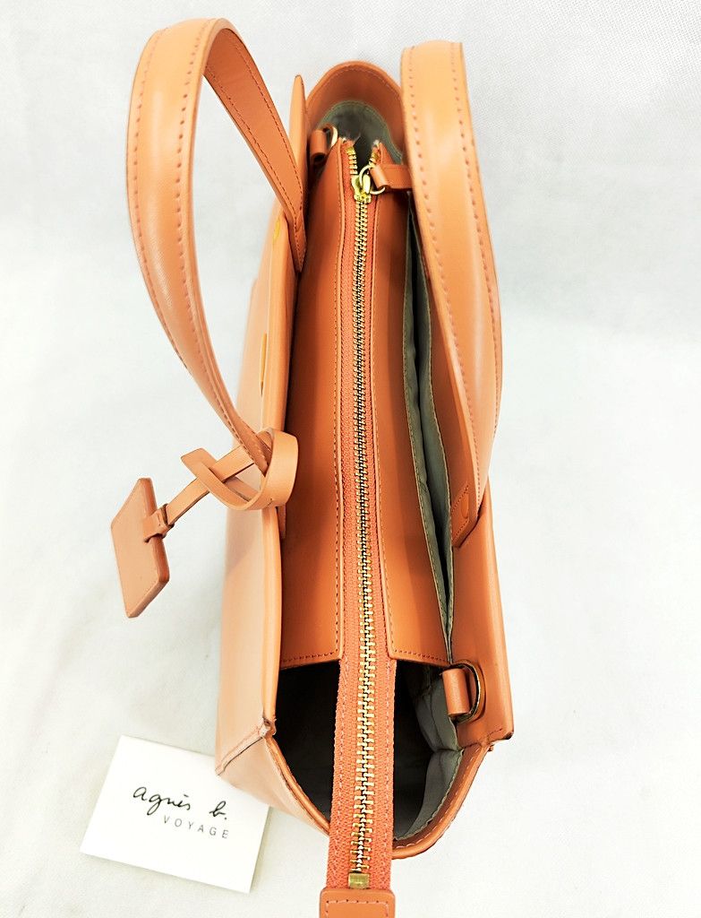 agnes b. AGNES B Sophie full leather 2 way hand and shoulder bag Size ONE SIZE - 14 Thumbnail