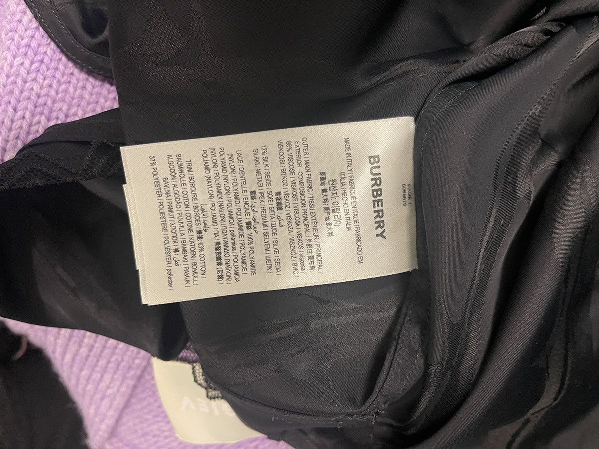 Burberry Burberry Thorn Silk Jacquard Reconstructed Button-Up Shirt Size L / US 10 / IT 46 - 5 Thumbnail