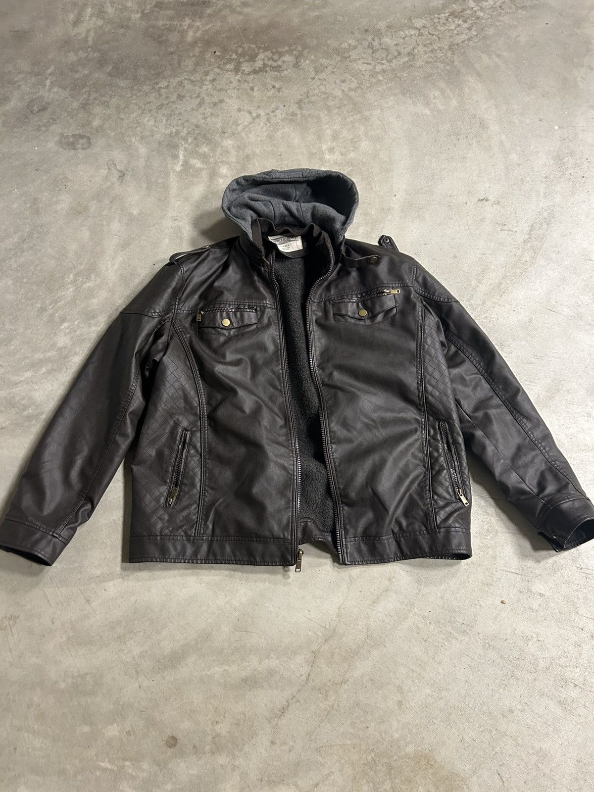 Other Vintage Brown Chor Clothing Leather Jacket Size US XXL / EU 58 / 5 - 1 Thumbnail