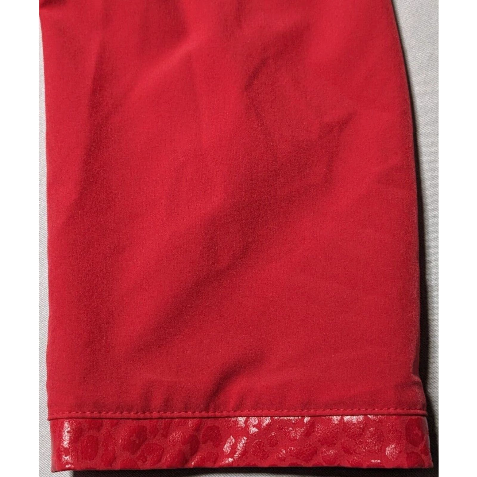 Vintage Chico's ZENERGY Women Jacket 3/4 Sleeve Lightweight Coral Red Zip Pockets Regular M Medium Red Womens Size M / US 6-8 / IT 42-44 - 6 Thumbnail