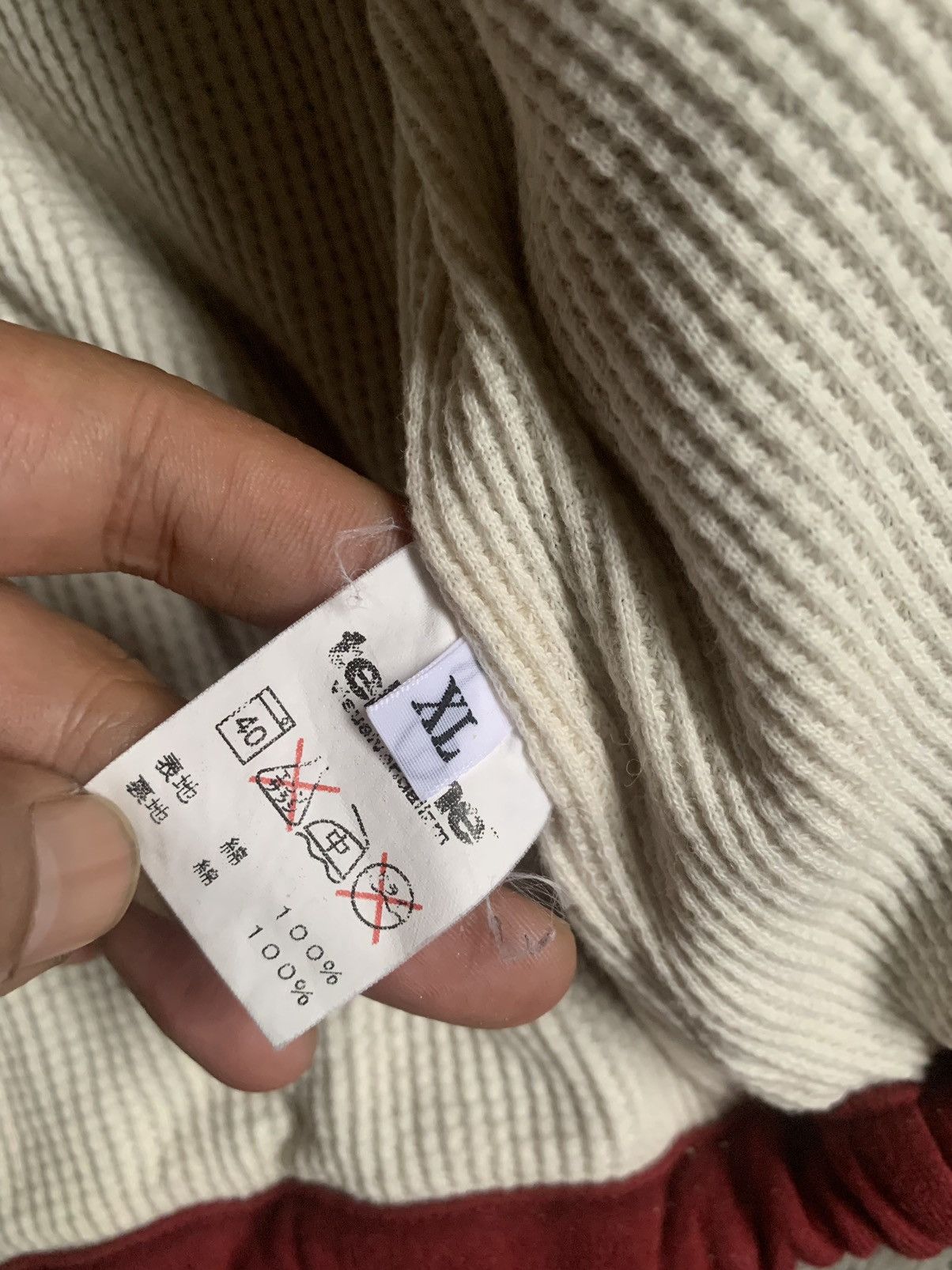 Japanese Brand Vintage Tek One Visual Vandalism Thermal Sweat Zip Jacket Size US XL / EU 56 / 4 - 5 Thumbnail