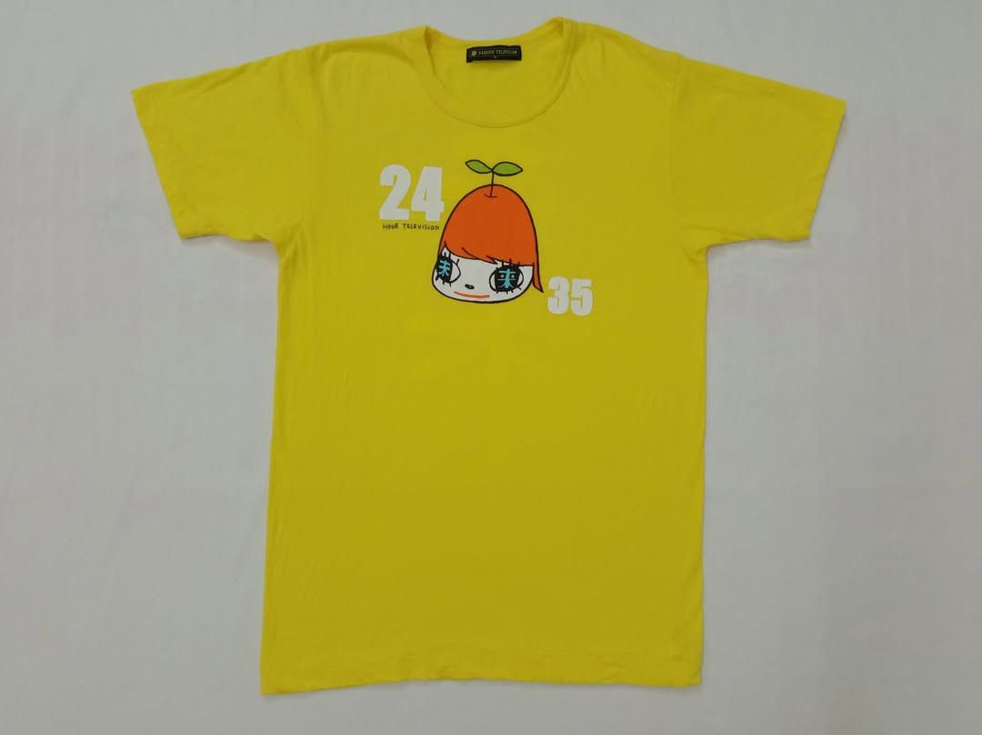 Japanese Brand Yoshitomo Nara 24 Hours Television Tshirt Size US M / EU 48-50 / 2 - 2 Thumbnail