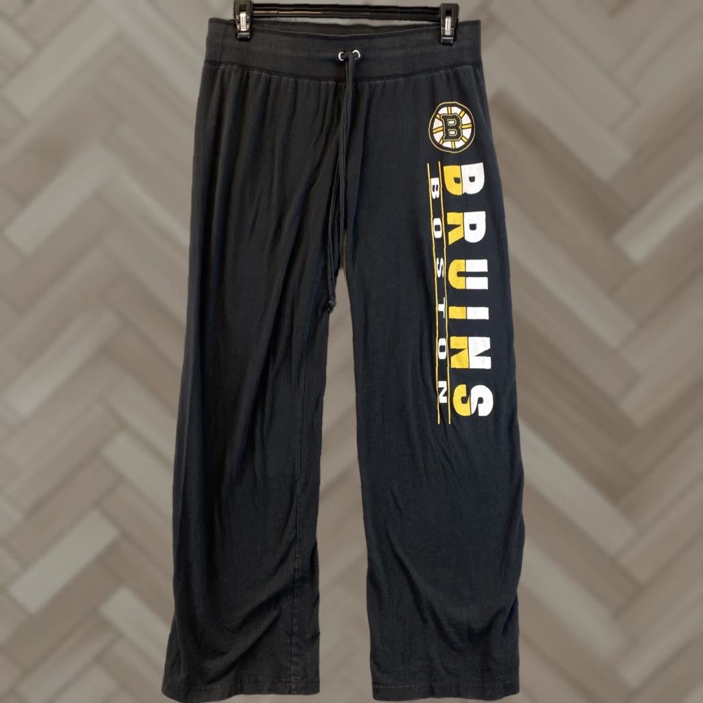 Vintage Bruins Womens Push-On Pants Large Pockets Activewear Elastic Drawstring /90-62 Size 36" / US 14 / IT 50 - 1 Thumbnail