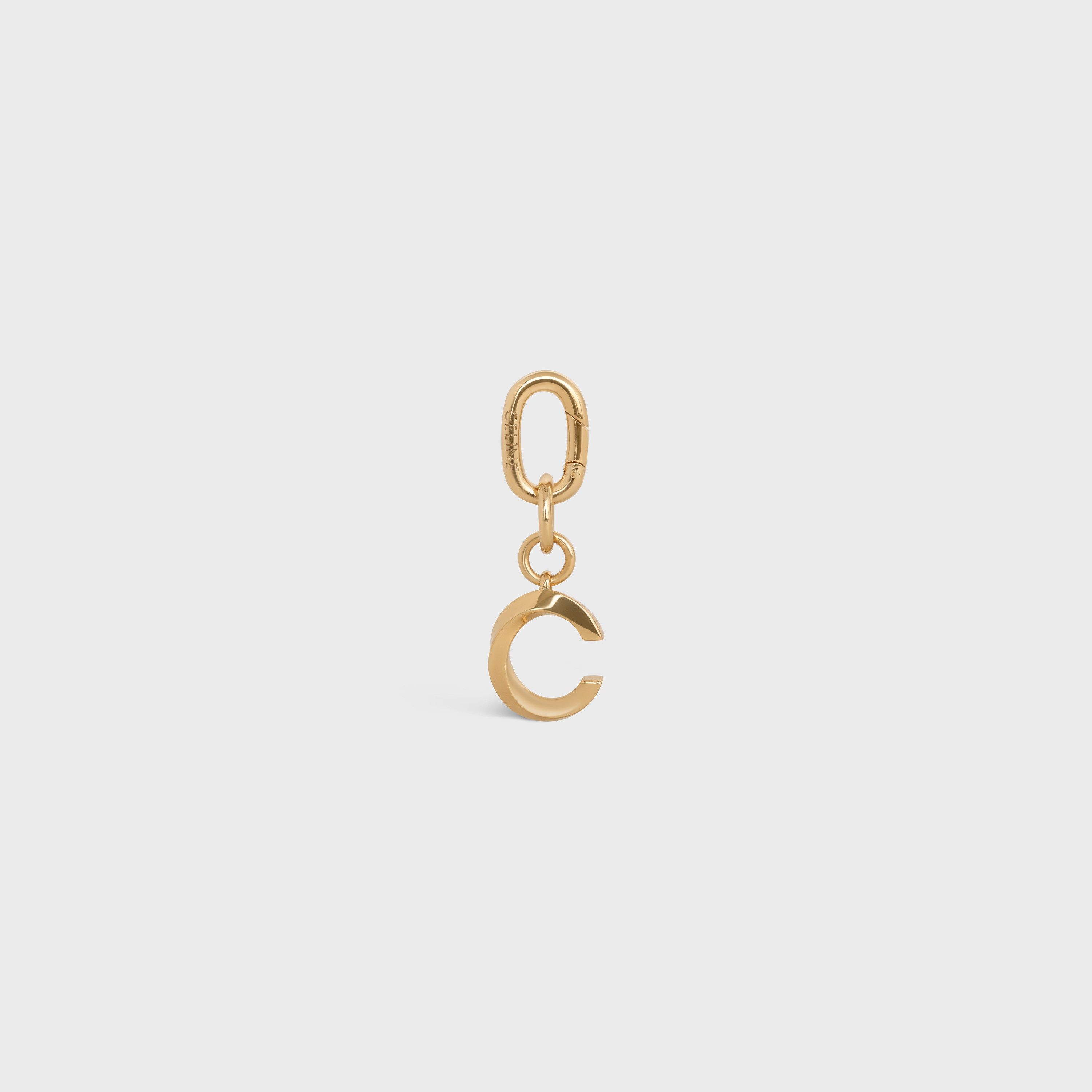 Celine o1bcso1str0725 Size : OS / 49G896 Bag Charm in Gold Size ONE SIZE - 1 Thumbnail