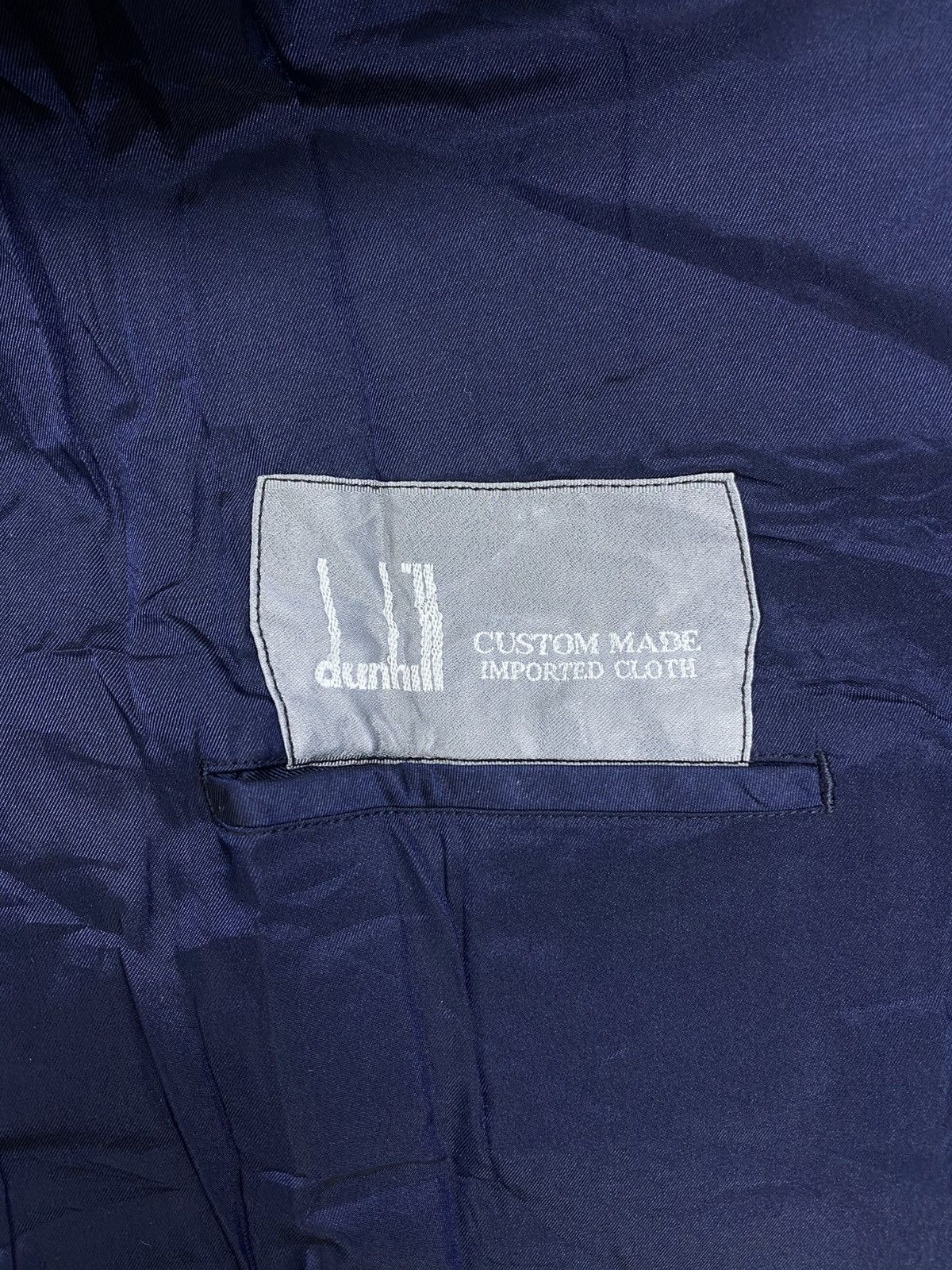 Alfred Dunhill × Designer × Vintage Vintage Dunhill Custom Made Blazer Style Jacket Size US M / EU 48-50 / 2 - 10 Thumbnail