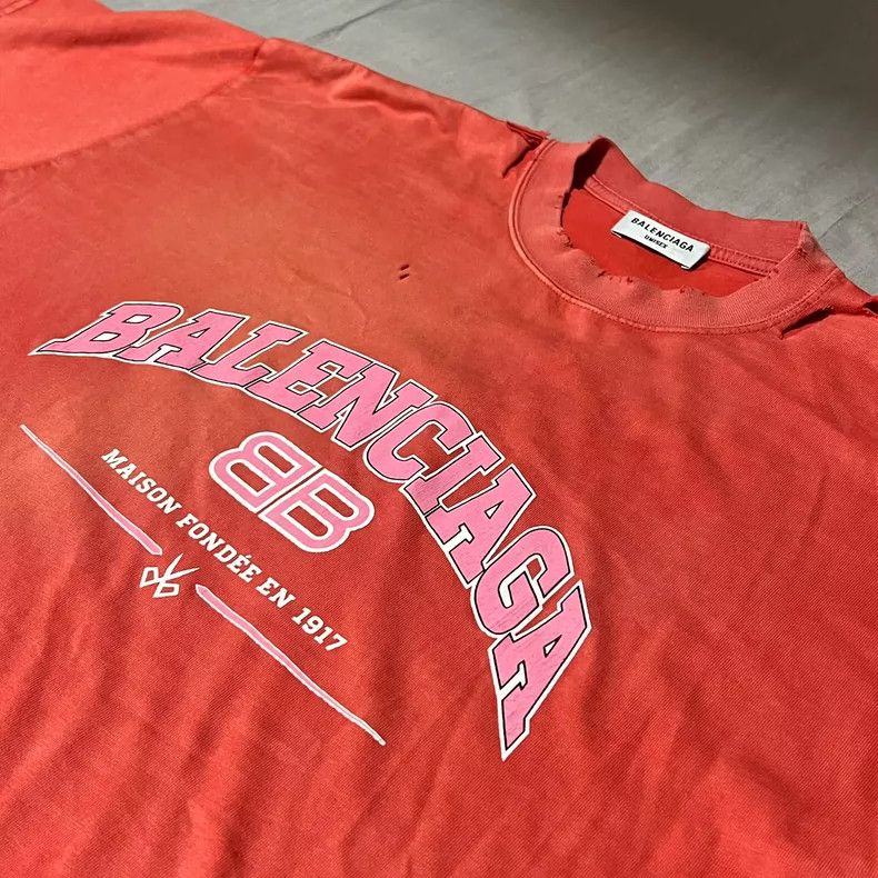 Balenciaga Balenciaga Short sleeve men's and women's orange \n Hole m Size US M / EU 48-50 / 2 - 2 Thumbnail