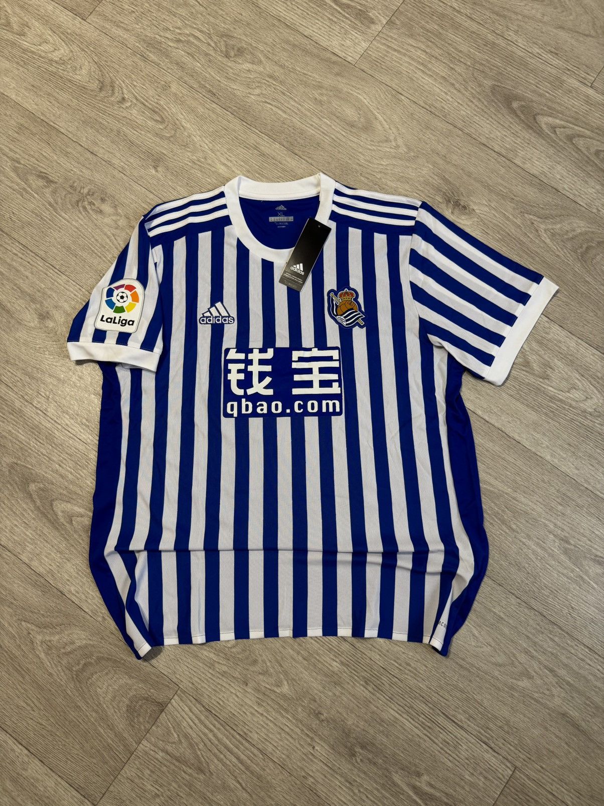 Adidas 🔷Adidas Real Sociedad 2017/18 Soccer jersey🔷 Size US XL / EU 56 / 4 - 1 Thumbnail