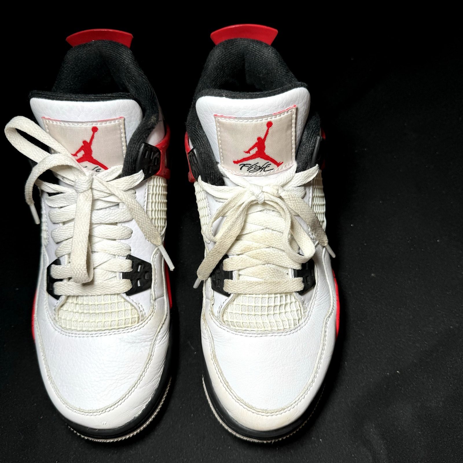 Jordan Brand × Nike Size 5.5 - Nike Air Jordan 4 Retro GS Red Cement Men's Shoes Size US 5.5 / EU 38 - 4 Thumbnail