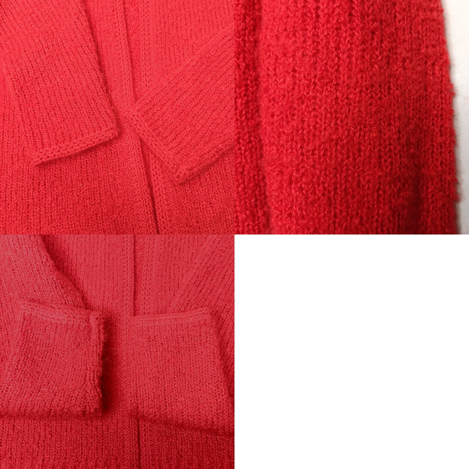 Vintage VINTAGE Tanner Cardigan Sweater Open Front Red Knit Women S Red Christmas Holiday Grannycore Vintage Style Size S / US 4 / IT 40 - 8 Thumbnail