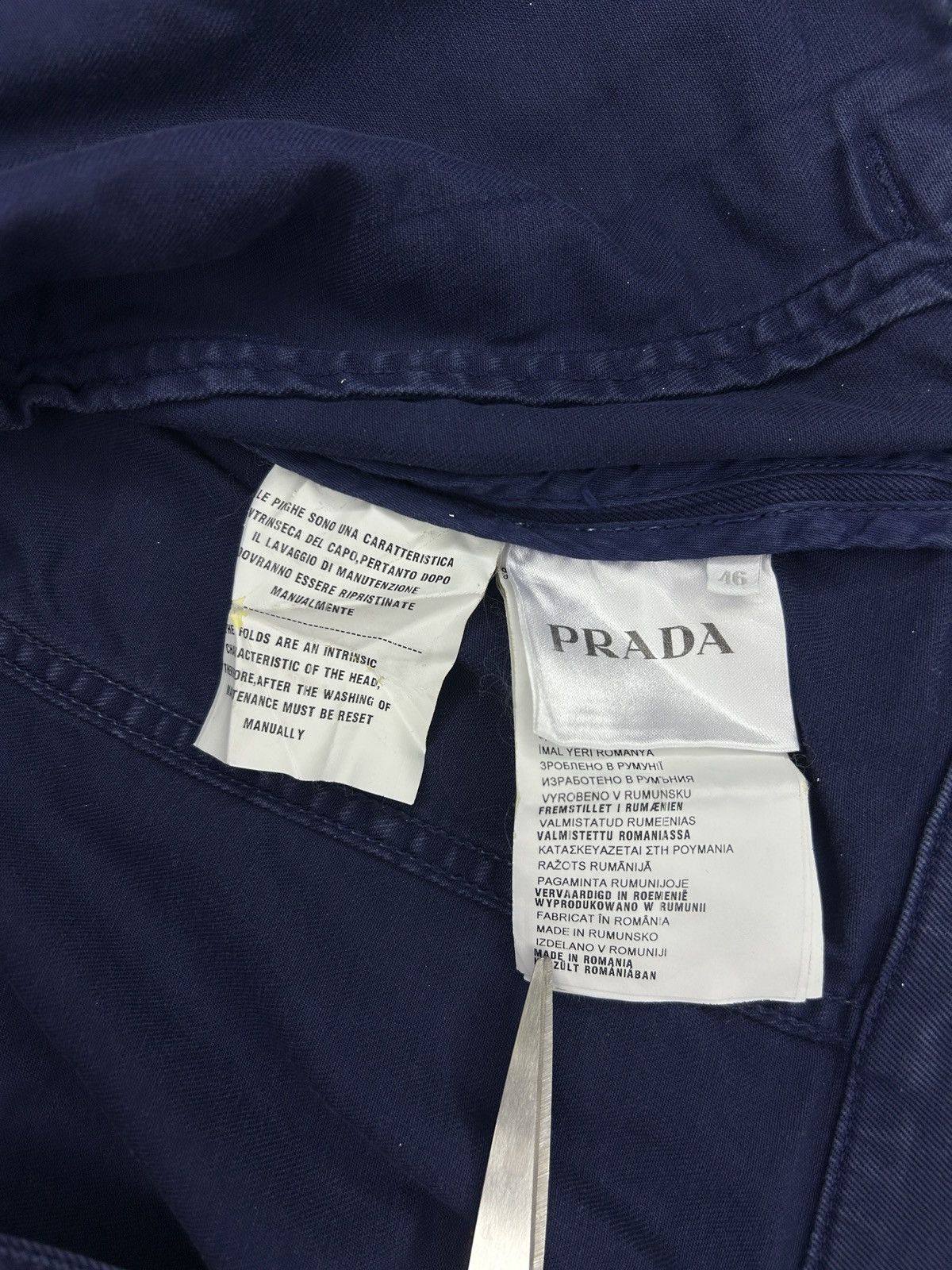Prada 2014 Navy Trucker Jacket Size US S / EU 44-46 / 1 - 9 Thumbnail