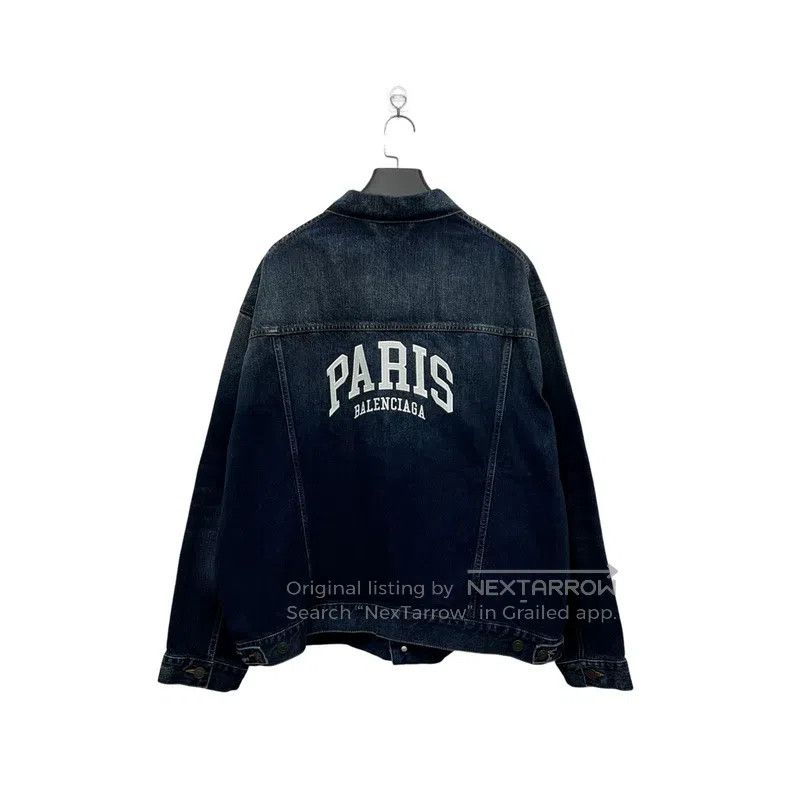 Balenciaga Balenciaga Paris limited denim jacket Size US M / EU 48-50 / 2 - 4 Thumbnail