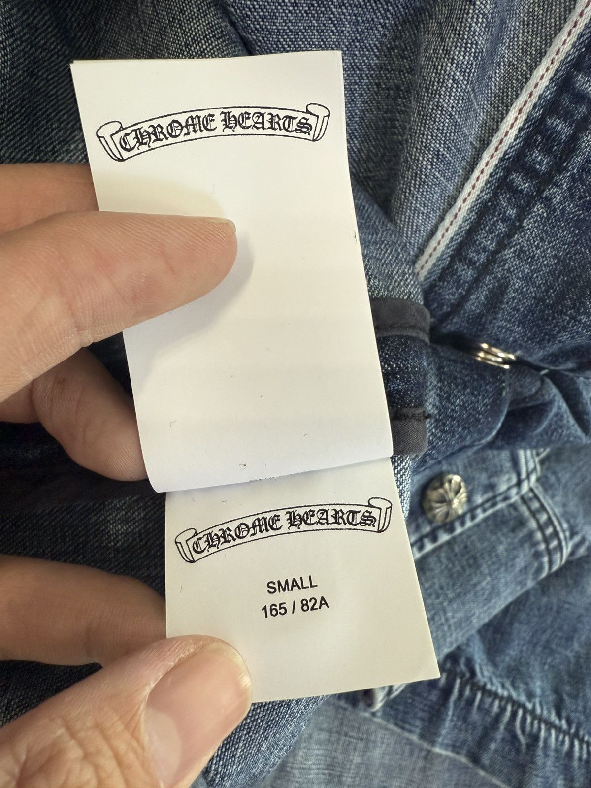 Chrome Hearts 🔥Chrome Hearts Denim Cross Patches Shirt🔥 Size US S / EU 44-46 / 1 - 10 Thumbnail