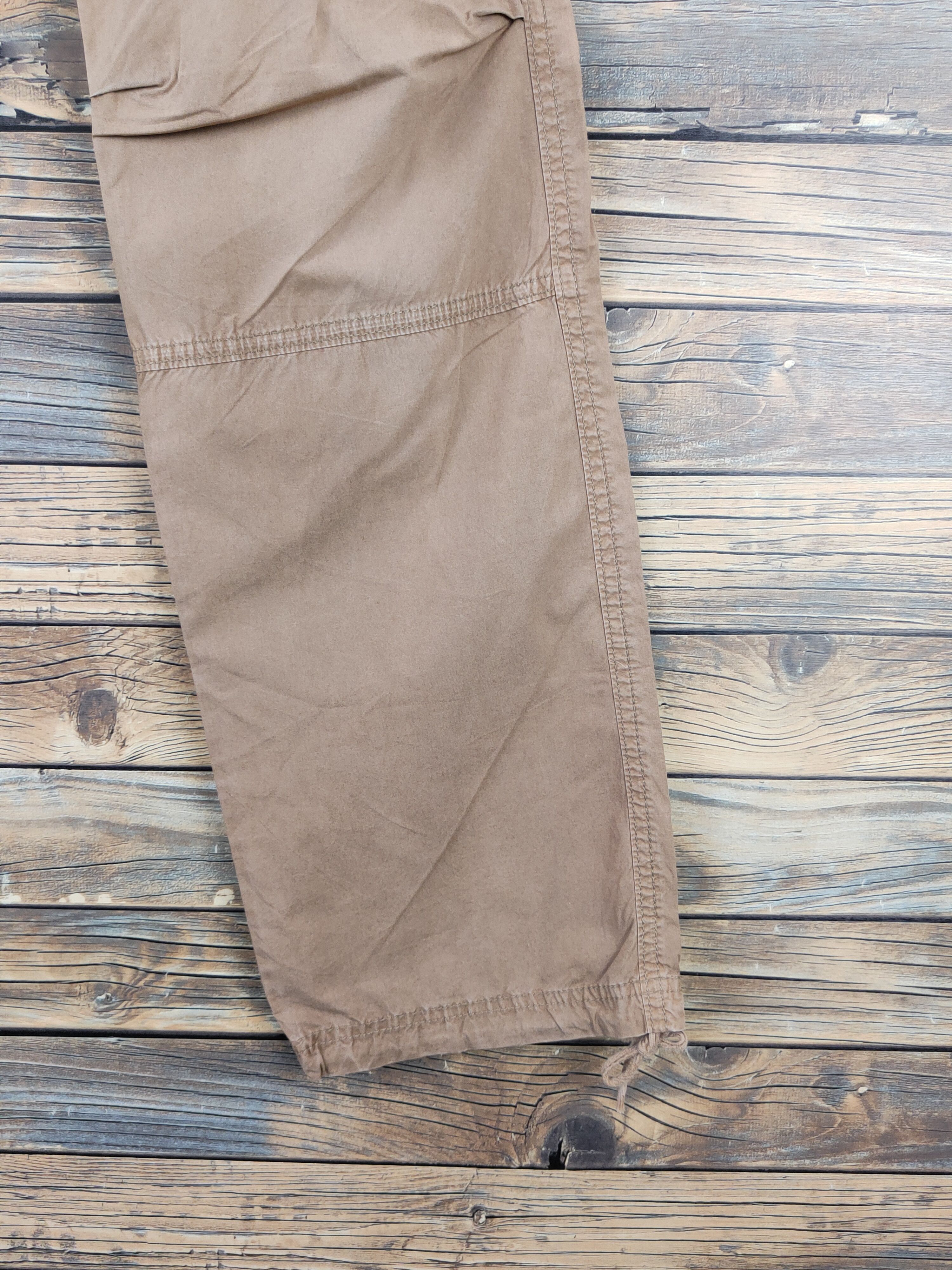 Japanese Brand iimk-Michel Klein Brown Multipocket Cargo Pants #W1021 Size 28" / US 6 / IT 42 - 6 Thumbnail
