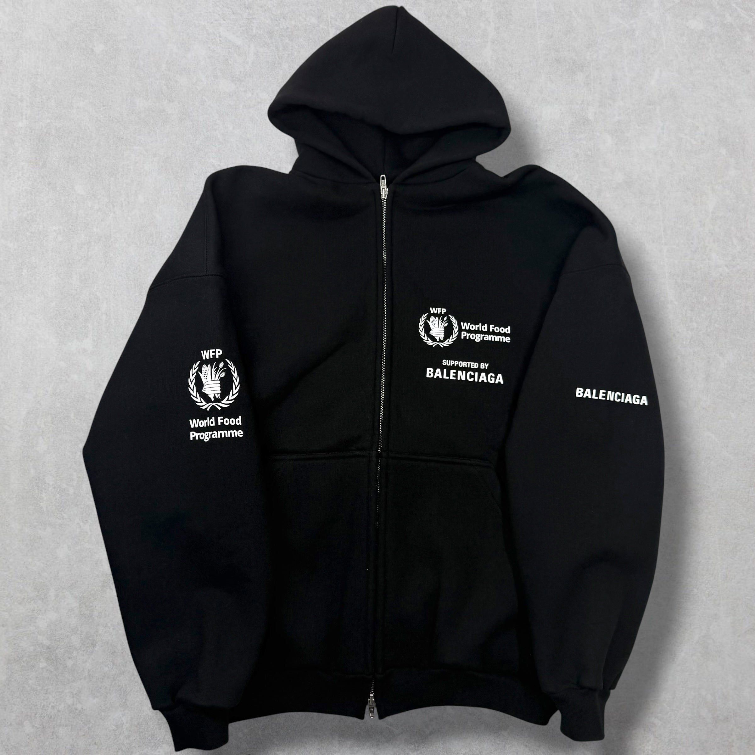 Balenciaga Wfp Zip Hoodie | Grailed