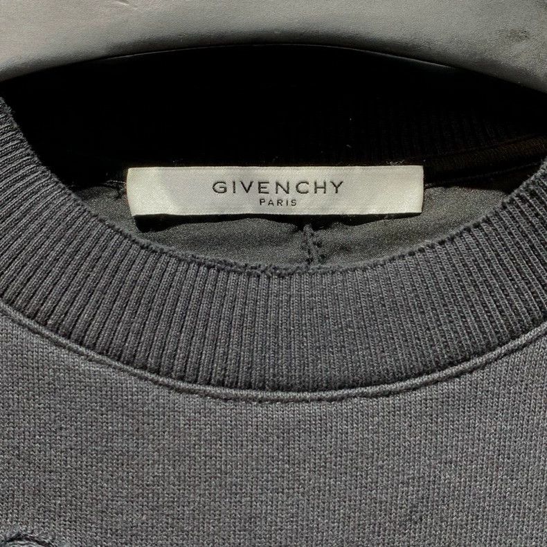 Givenchy Givenchy Black Distressed Hoodie 2506-Nextarrow Size US XS / EU 42 / 0 - 2 Thumbnail