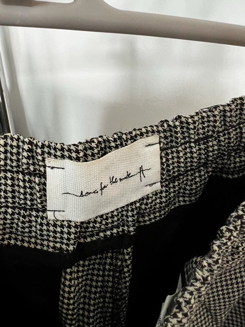 Song For The Mute Song For The Mute houndstooth eight-inch pants Size US 30 / EU 46 - 3 Thumbnail